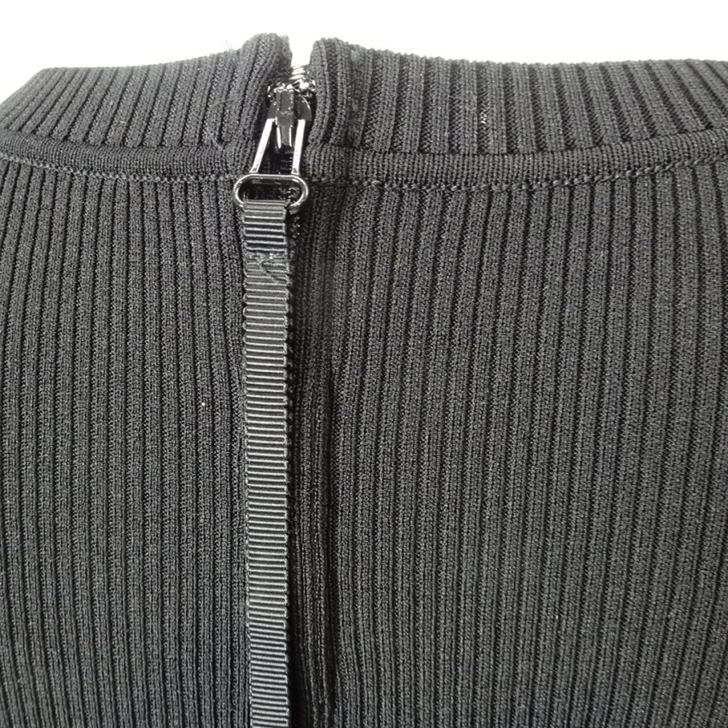 Super Beauty ニットベスト×レイヤード風プリントワンピース - 画像7