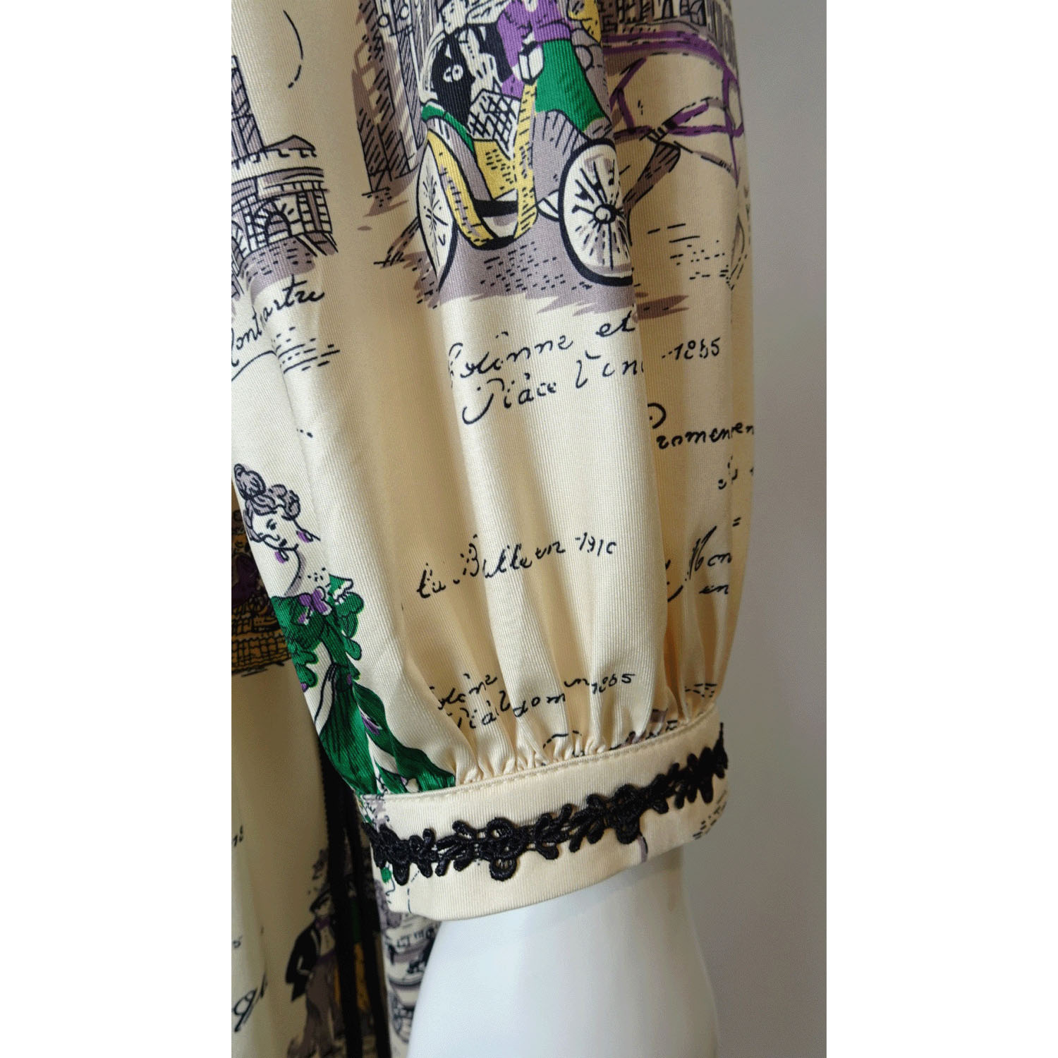 【Insta Live】Super Beauty 胸元×裾レースプリントワンピース - 画像8