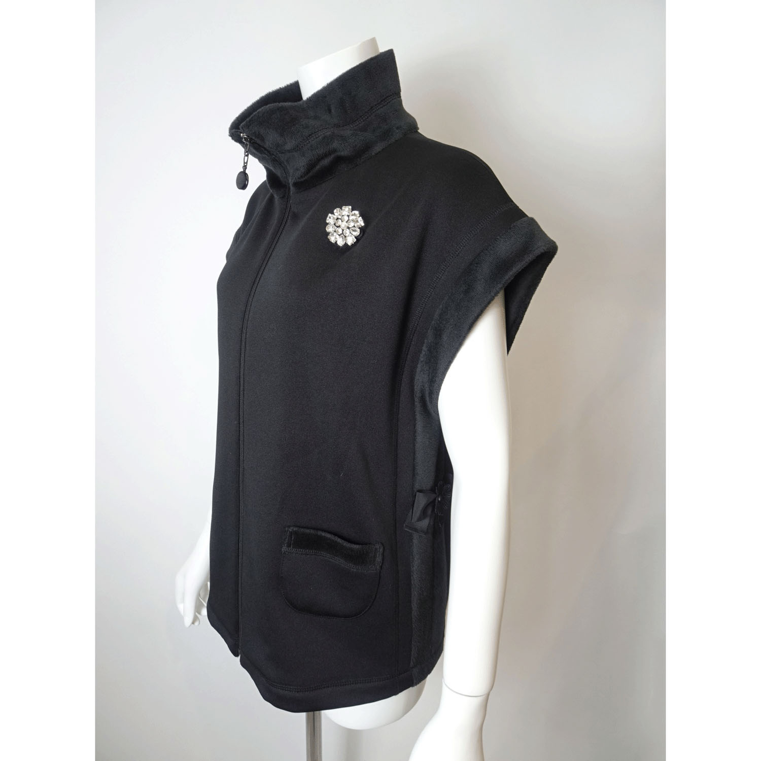 Super Beauty 裏起毛素材使いベスト - 画像11