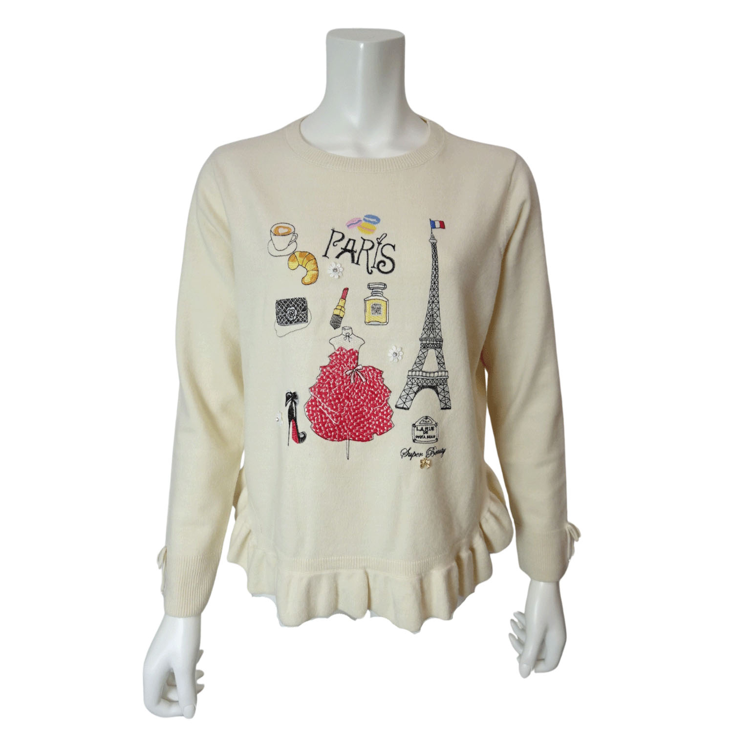 【Inata Live】Super Beauty パリ柄プルオーバー - 画像3