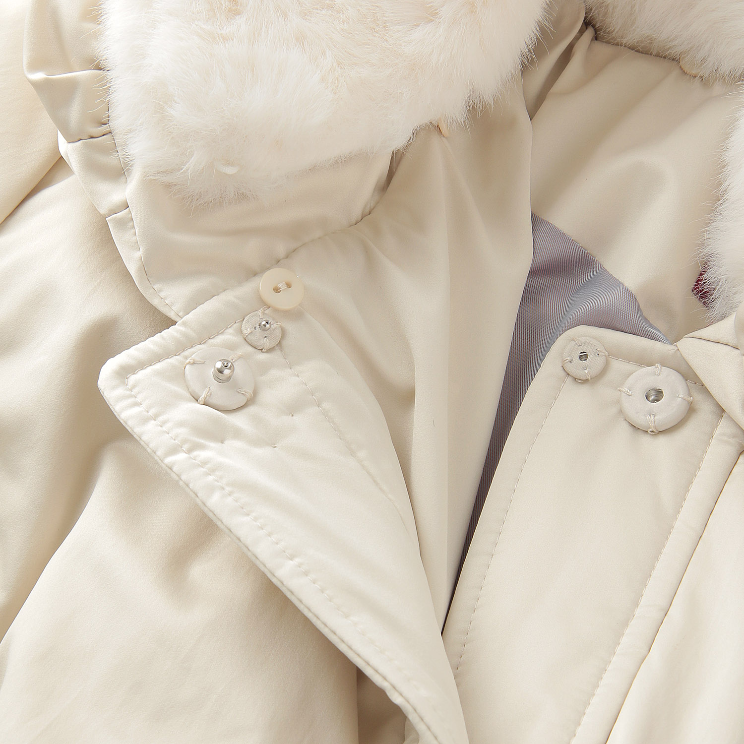 【Inata Live】Super Beauty 裾レース切替ダウンコート - 画像11