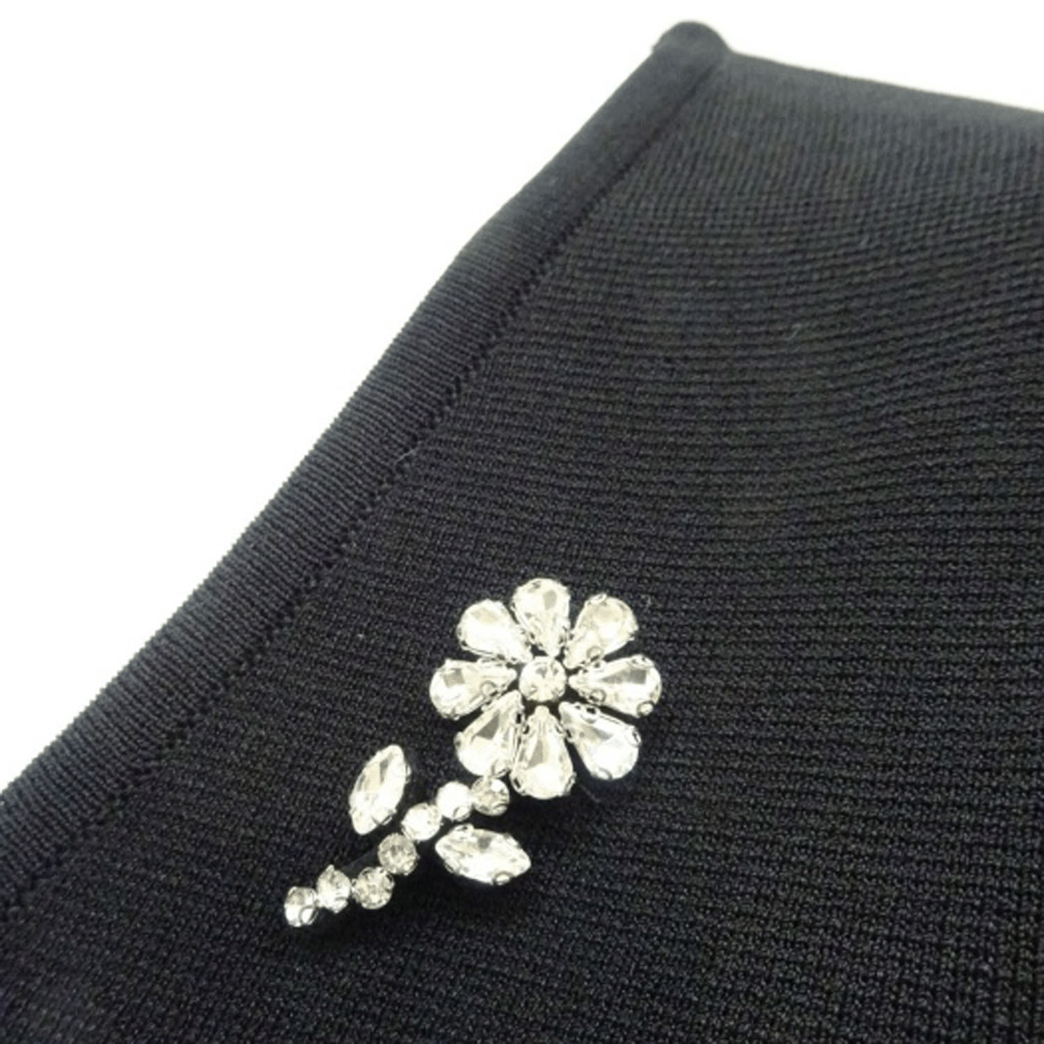 【Insta Live】Super Beauty ジュエルボタン付きクロップドカーディガン - 画像13