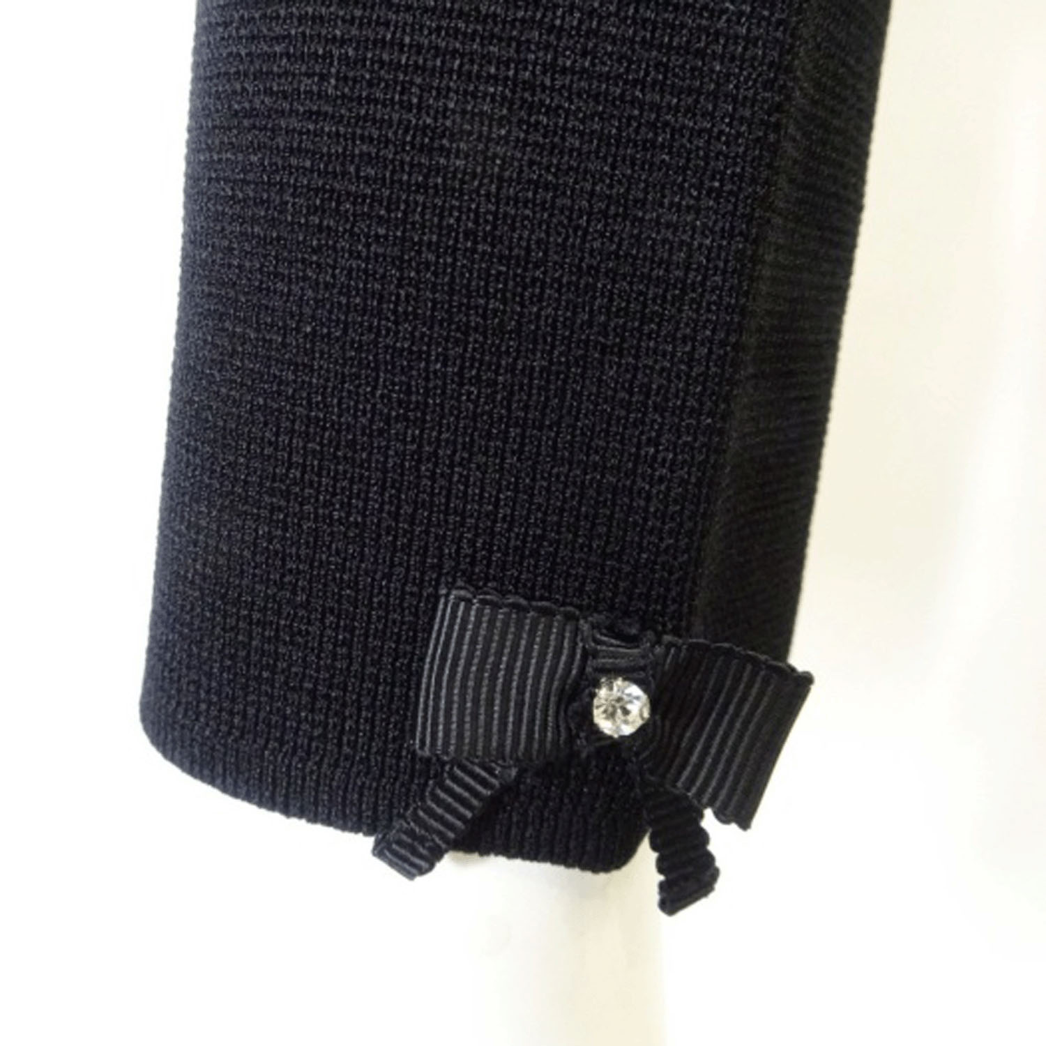 【Insta Live】Super Beauty ジュエルボタン付きクロップドカーディガン - 画像14