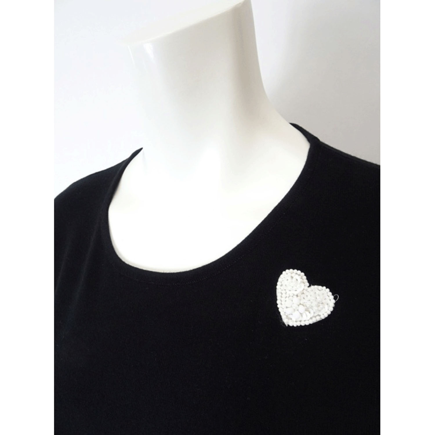 【Insta Live】Super Beauty 水玉柄異素材ドッキングチュニック - 画像8