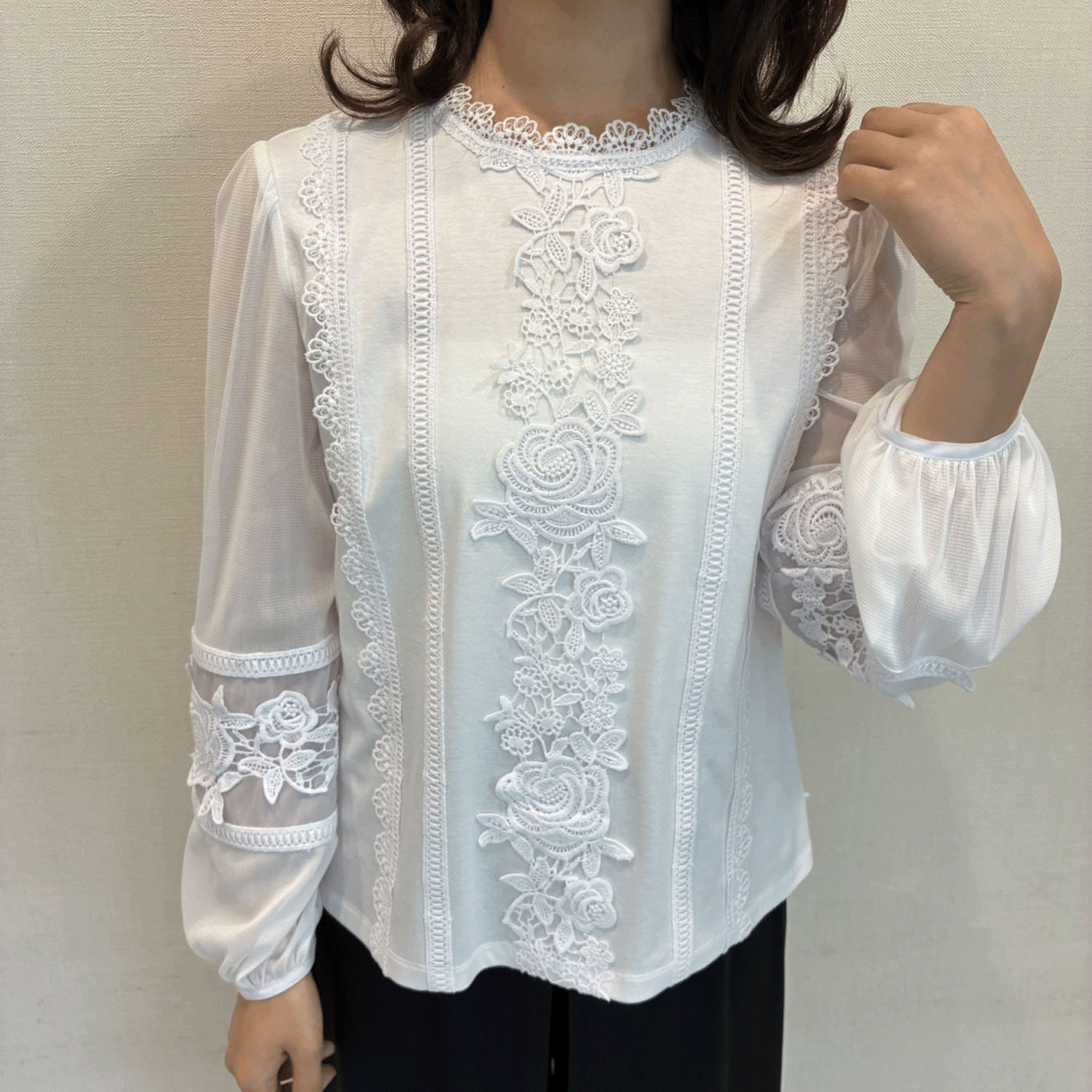 Super Beauty レースブラウス - 画像1