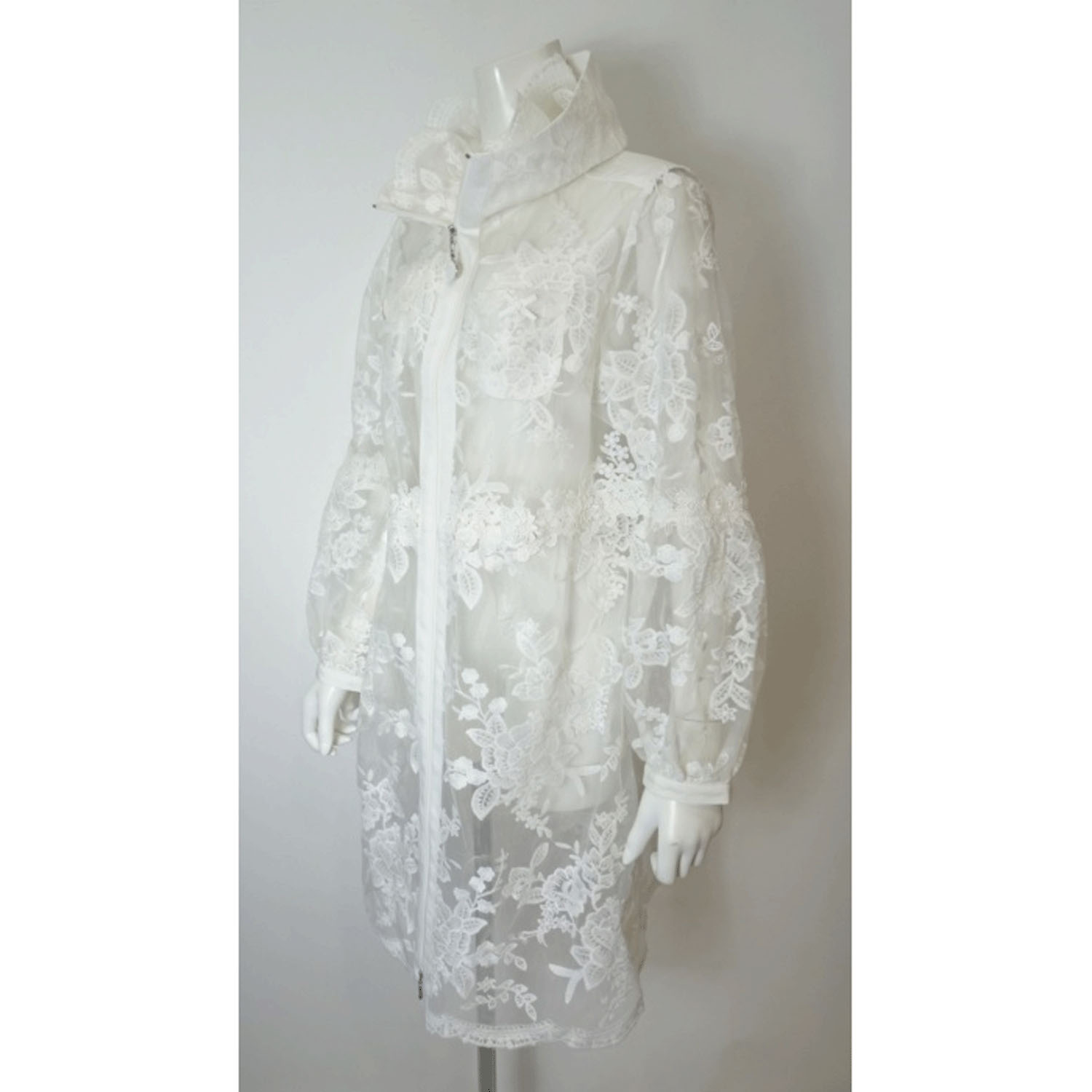 Super Beauty 花レース×刺しゅう透かし素材コート - 画像12