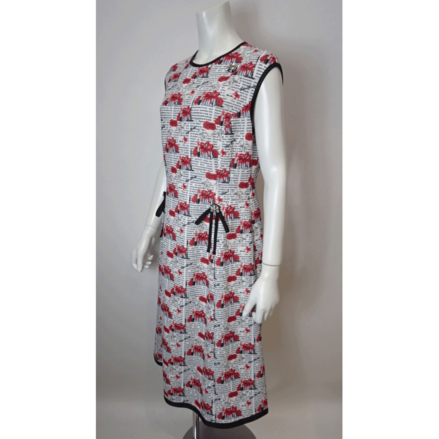 Super Beauty ギフトボックス×マグカッププリントフレンチスリーブワンピース - 画像3