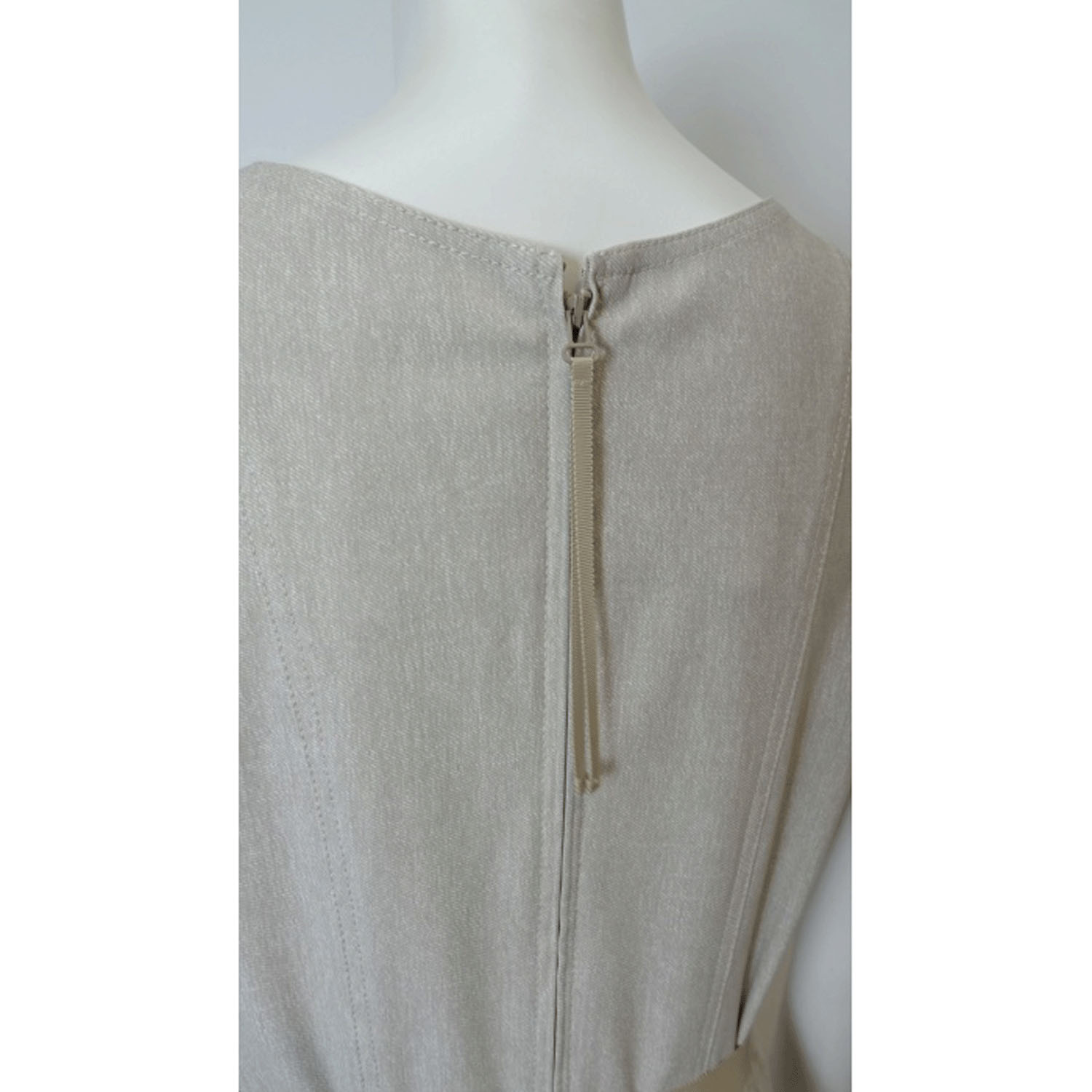 Super Beauty デニム風ノースリーブワンピース - 画像13