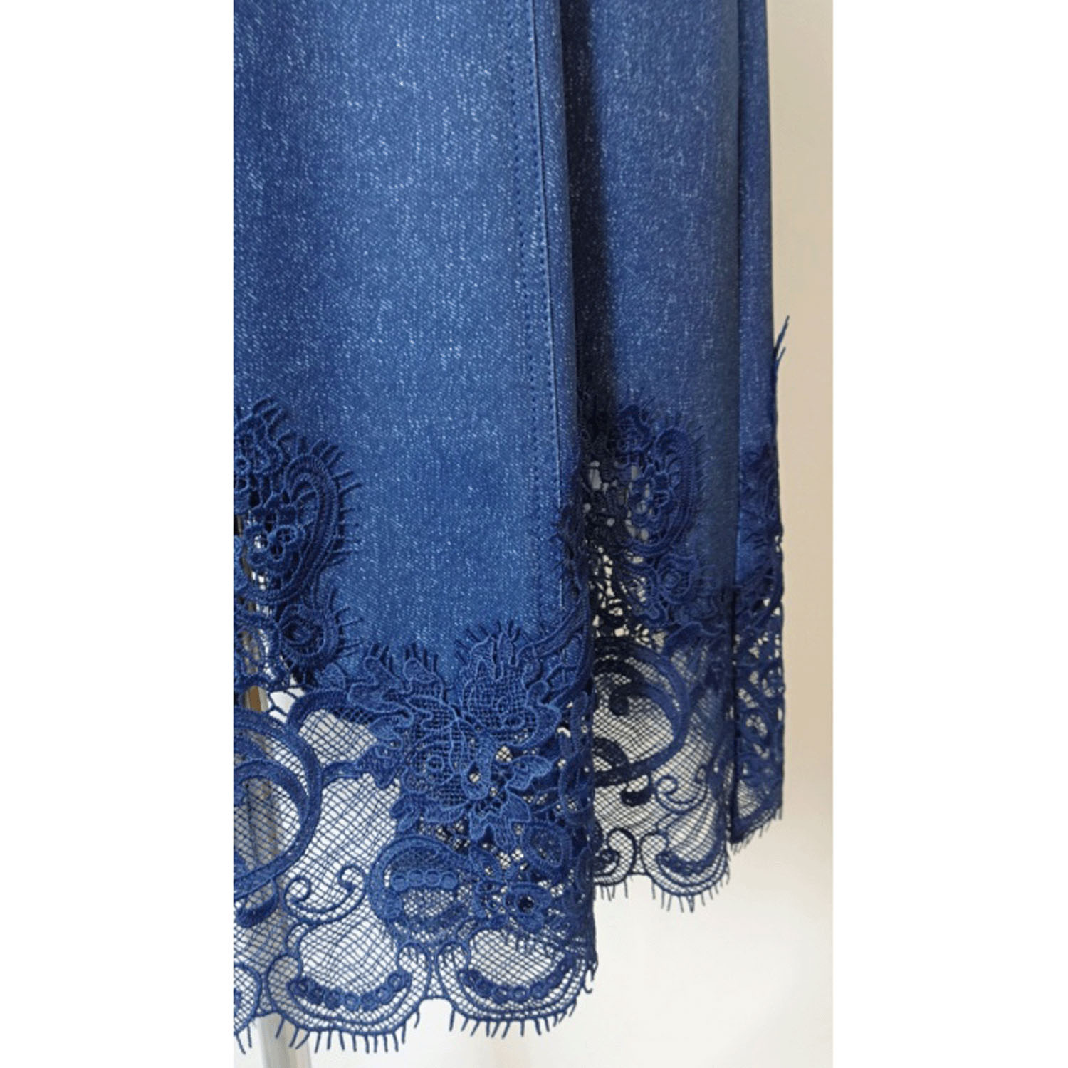 Super Beauty デニム風ノースリーブワンピース - 画像22