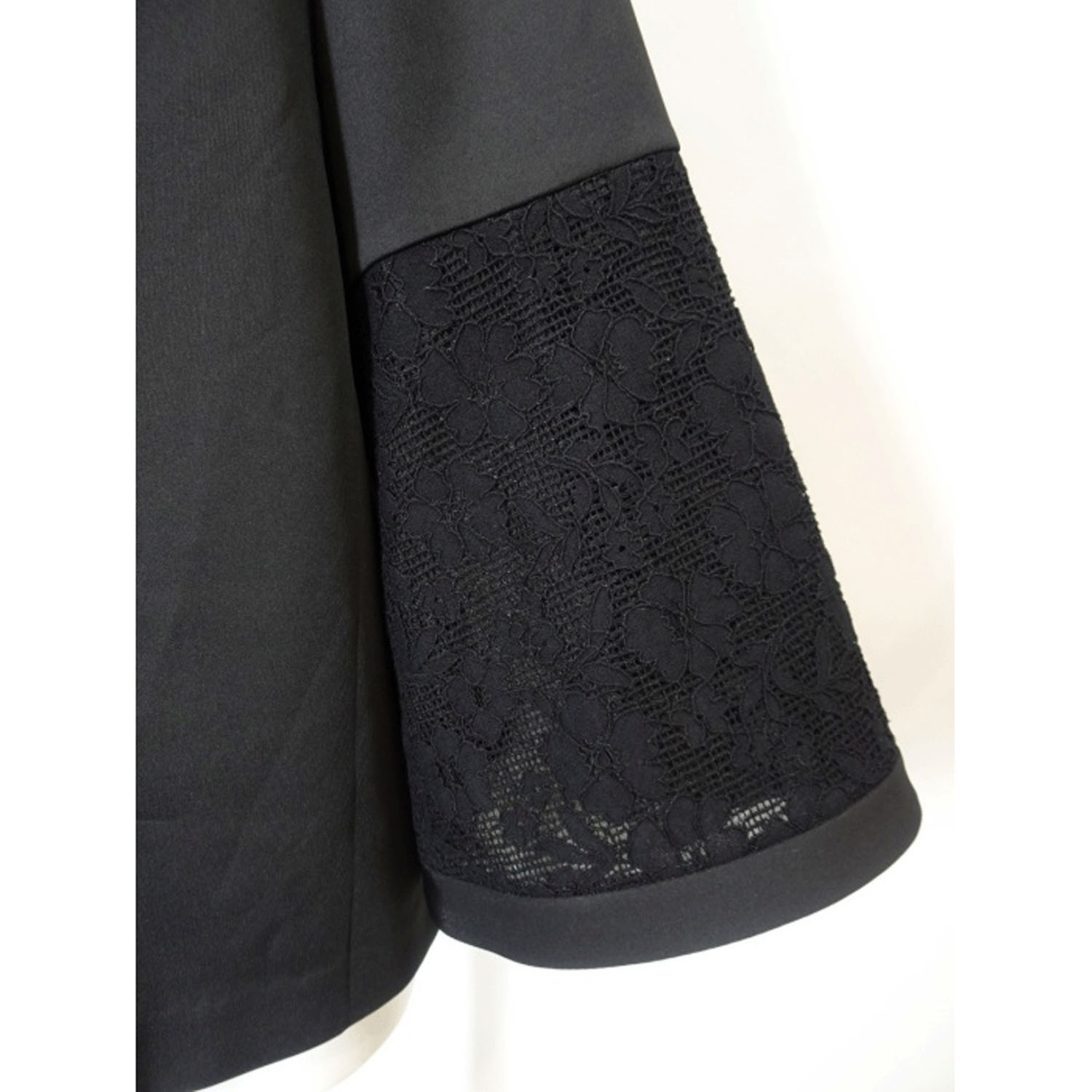 【Insta Live】Super Beauty 袖フレアデザインジップアップジャケット - 画像13