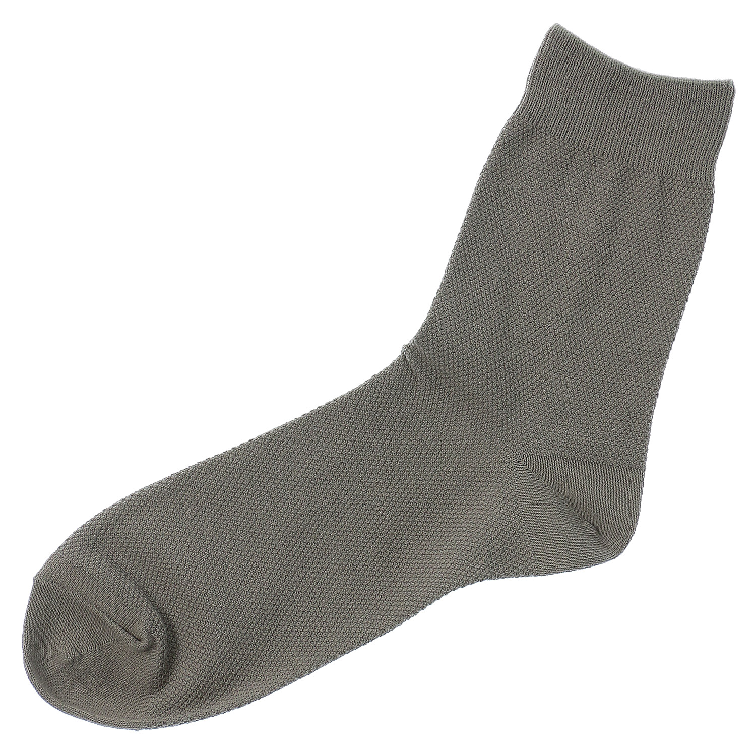 【満足】 靴下 爽感 総鹿の子 ハーフ丈 - 画像2