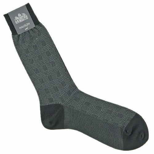 HALISON ビジネスソックス グレンチェック - 画像2