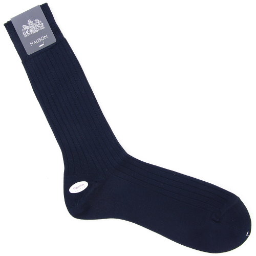 HALISON ビジネスソックス リブ編み無地 - 画像4