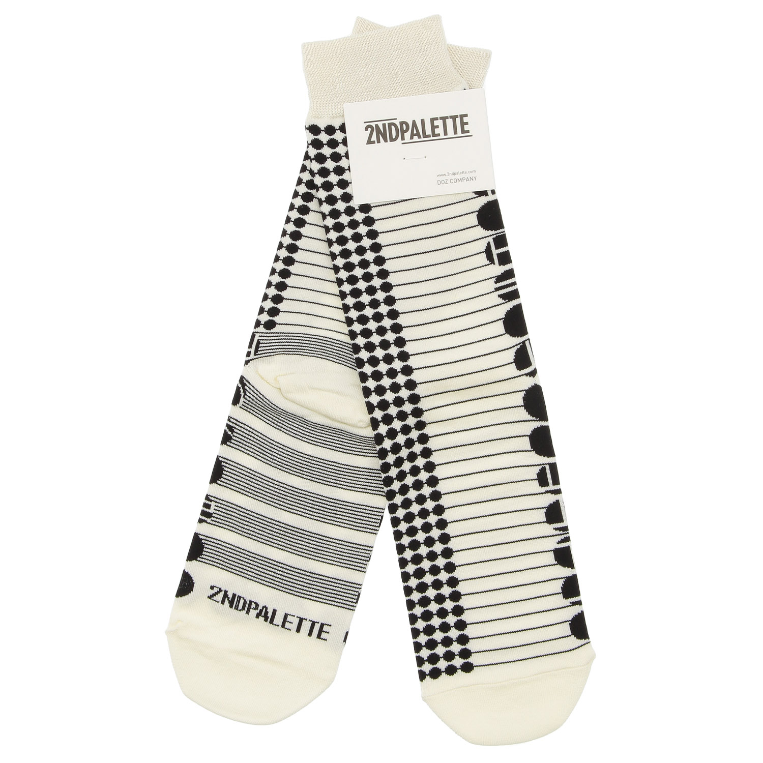 靴下 2NDPALETTE ハロードット hello＿dot Lサイズ - 画像1