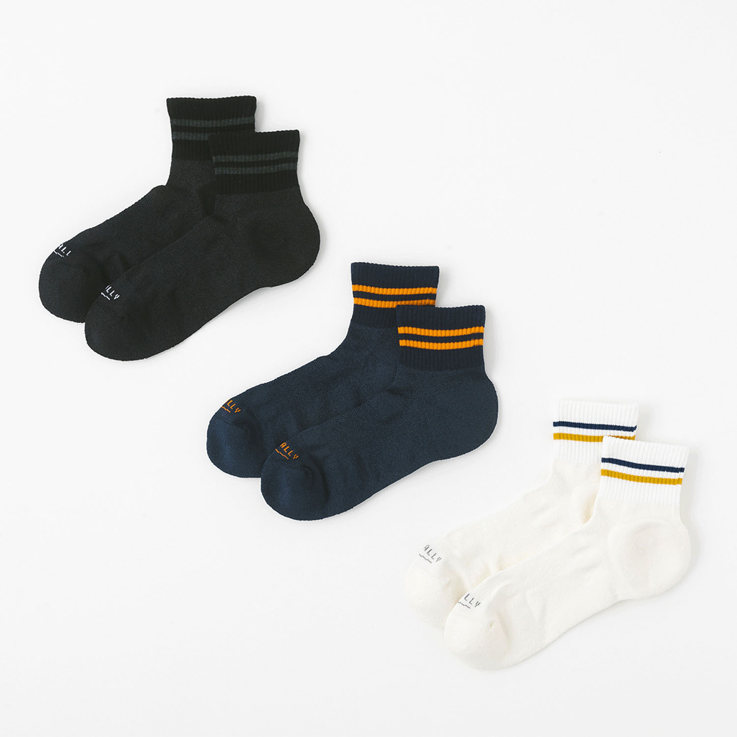 PESCALLY和紙パイルラインソックス 25cm－27cm