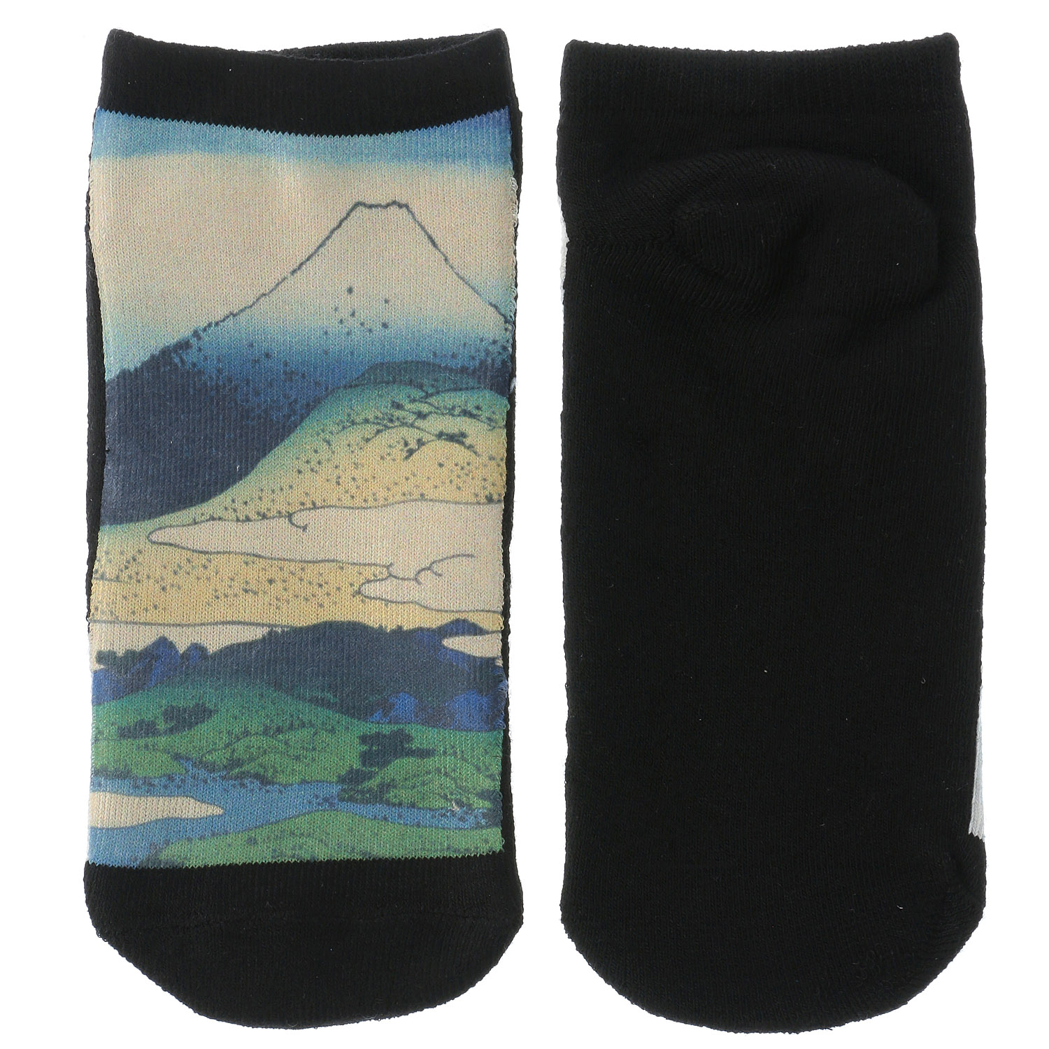 スニーカー丈和柄転写ソックス - 画像2