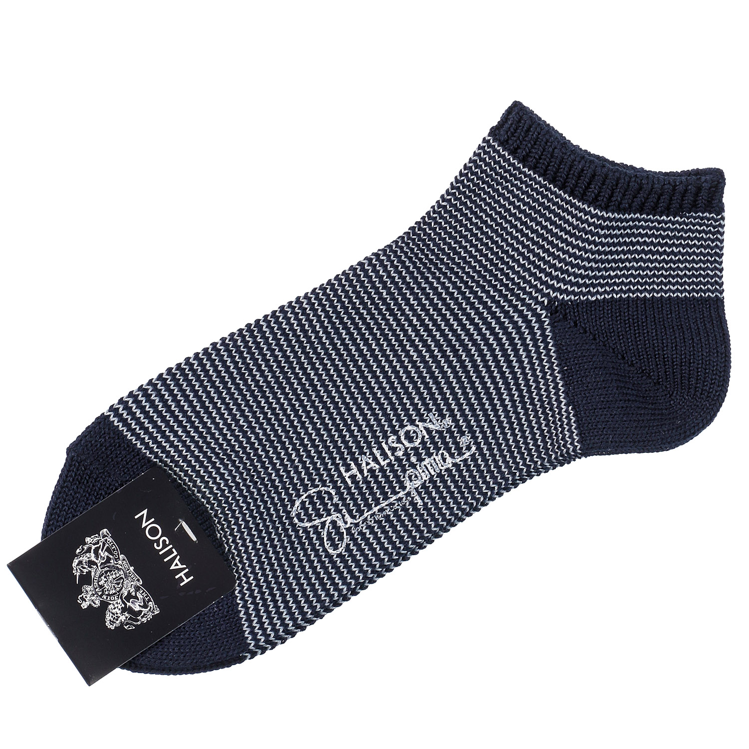 スーピマ ピンボーダー アンクルソックス - 画像3