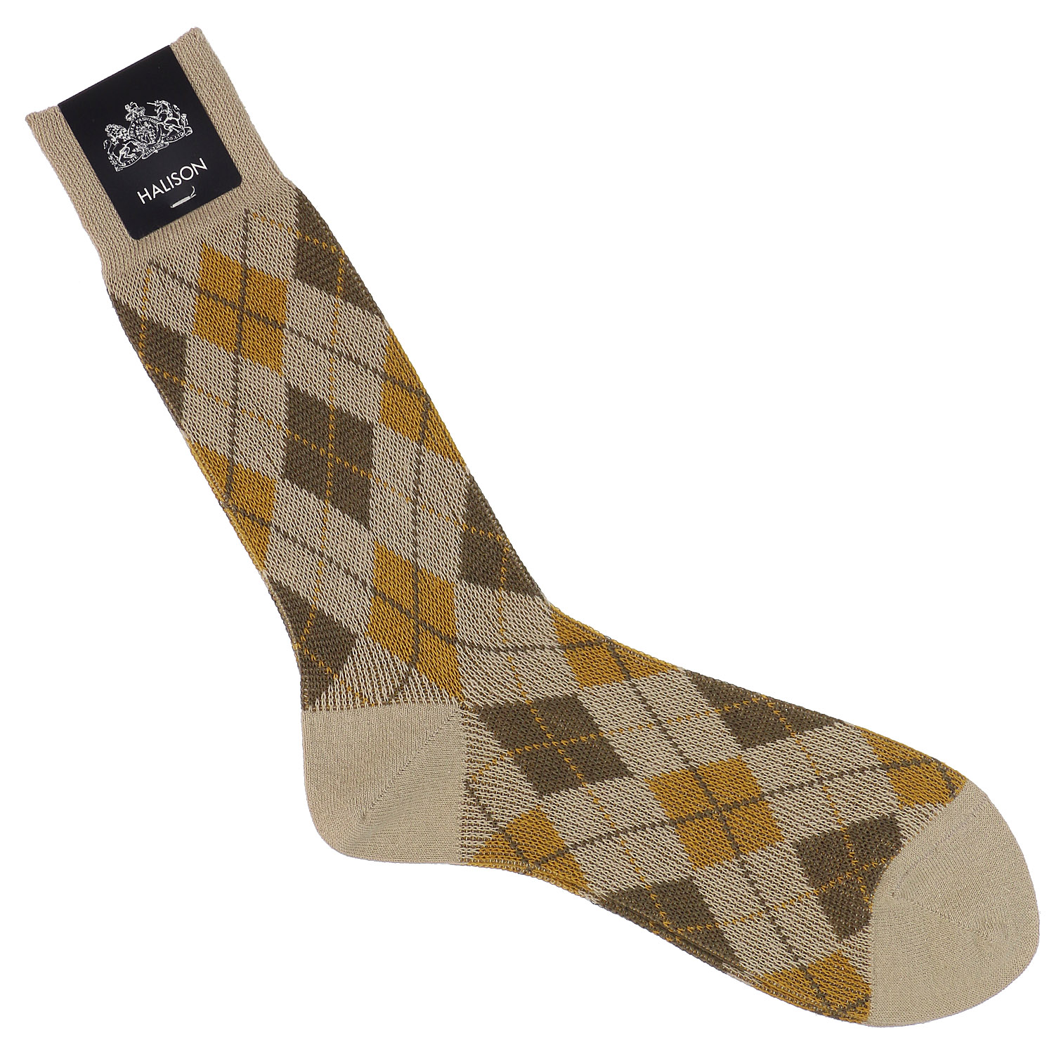 綿麻 ミドルアーガイルソックス - 画像4