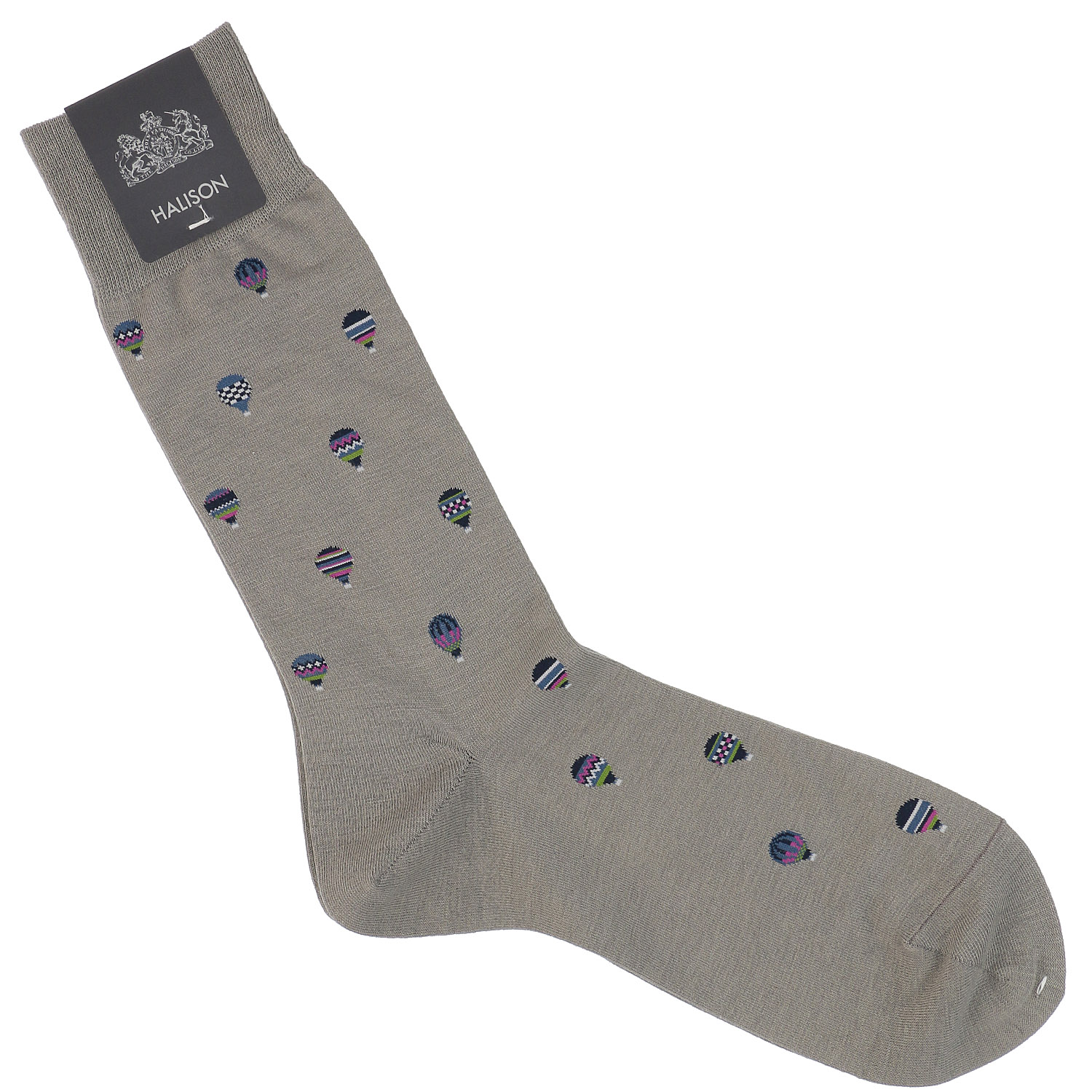 クールマックス綿 気球柄 ソックス - 画像2