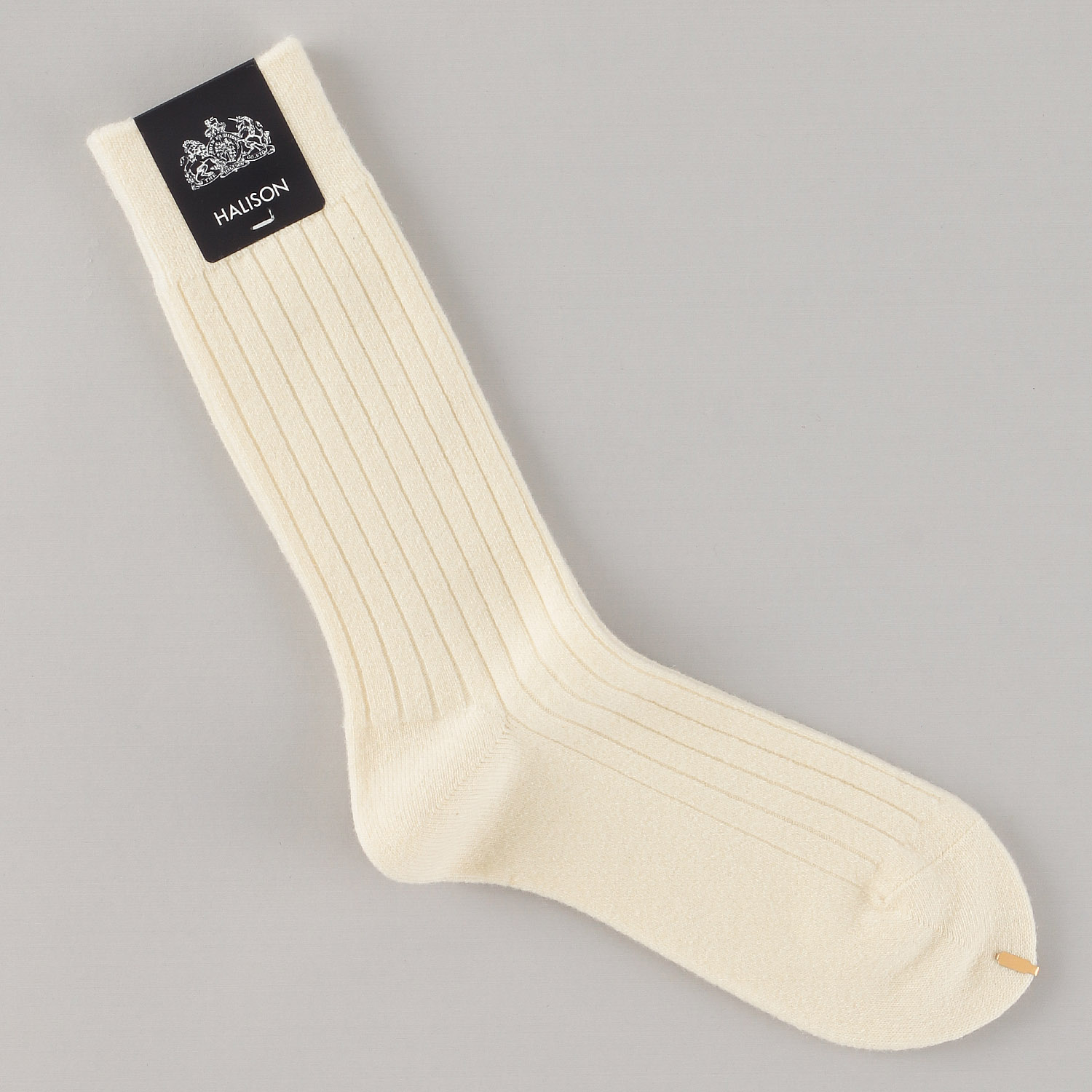 HALISON ラムウール レトロパステル リブソックス - 画像2