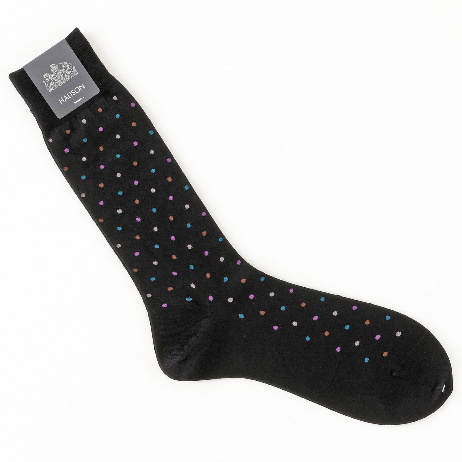 HALISON ニュージーランドメリノ カラフルドット ソックス CL - 画像3