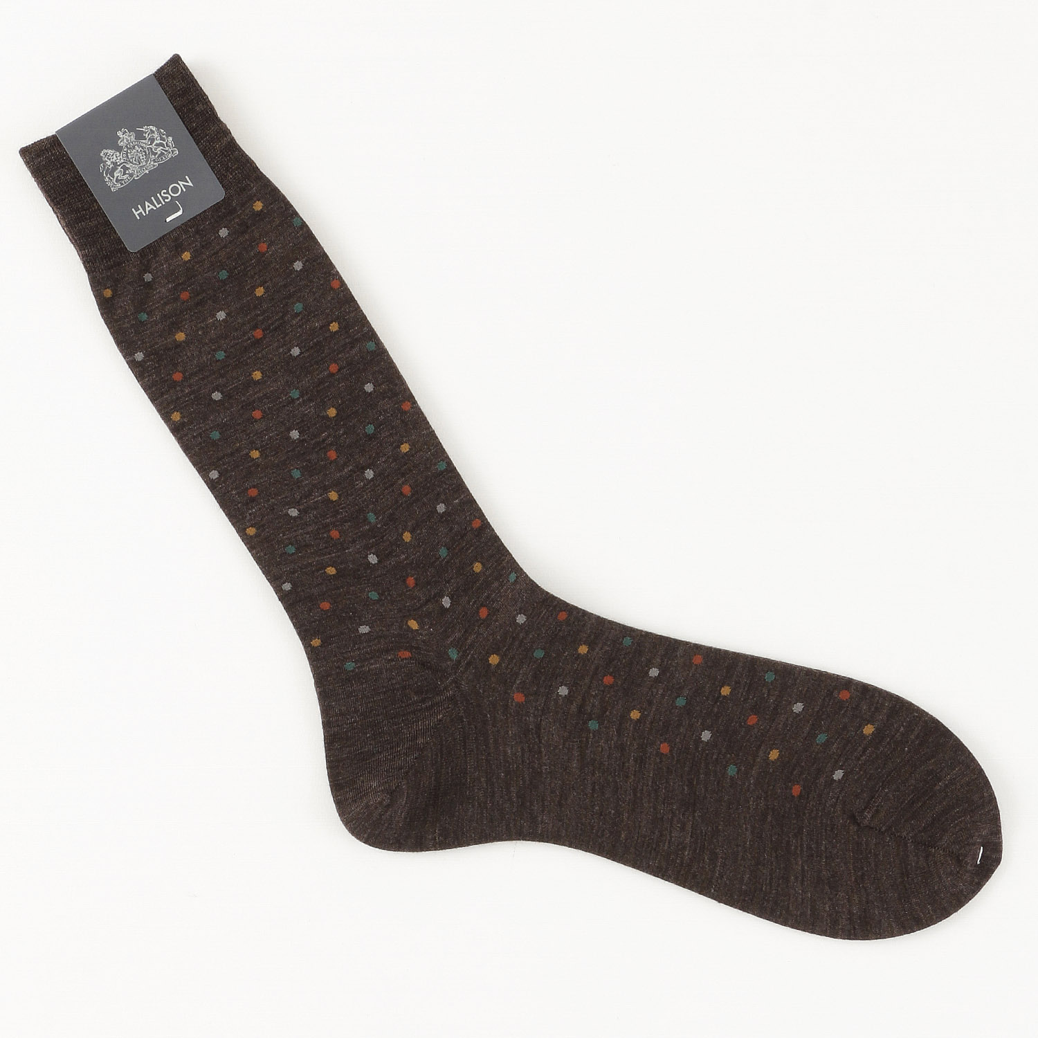 HALISON ニュージーランドメリノ カラフルドット ソックス CL - 画像4