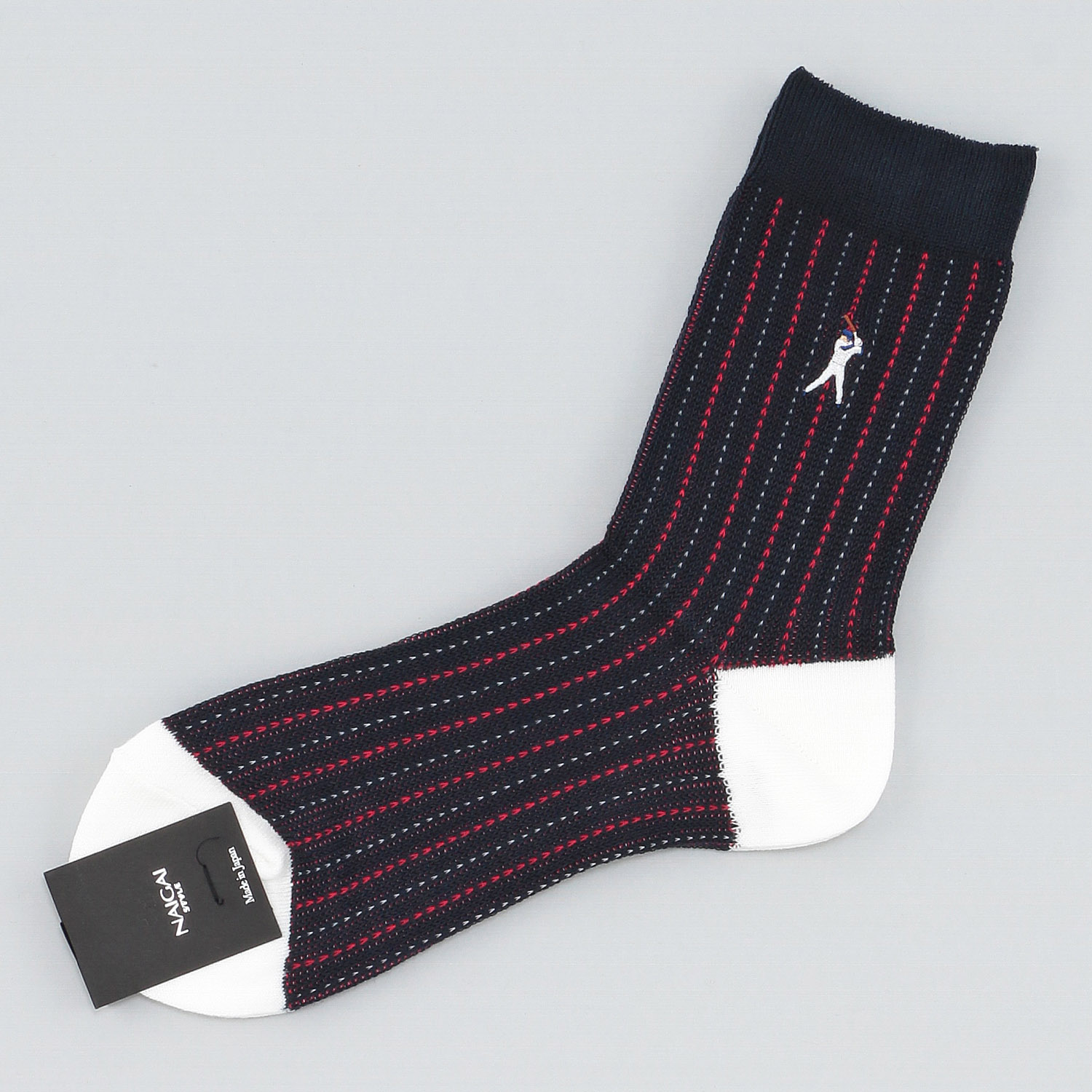 ベースボール刺繍ソックス - 画像2