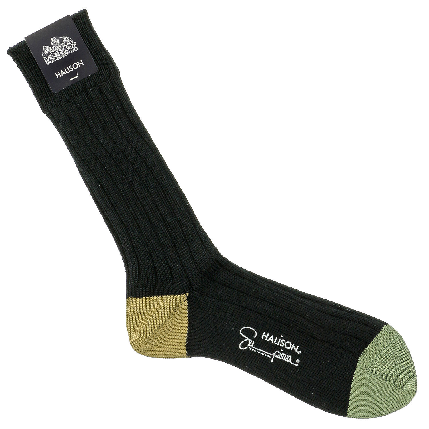 HALISON スーピマ ヒール＆トウ ソックス - 画像2