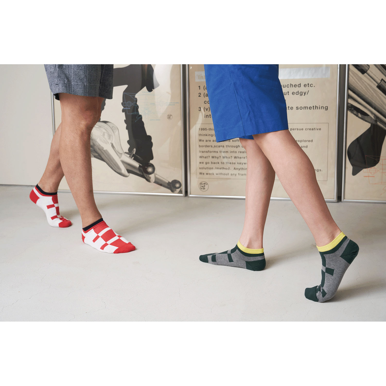 ショートソックス LATTICE - 画像1