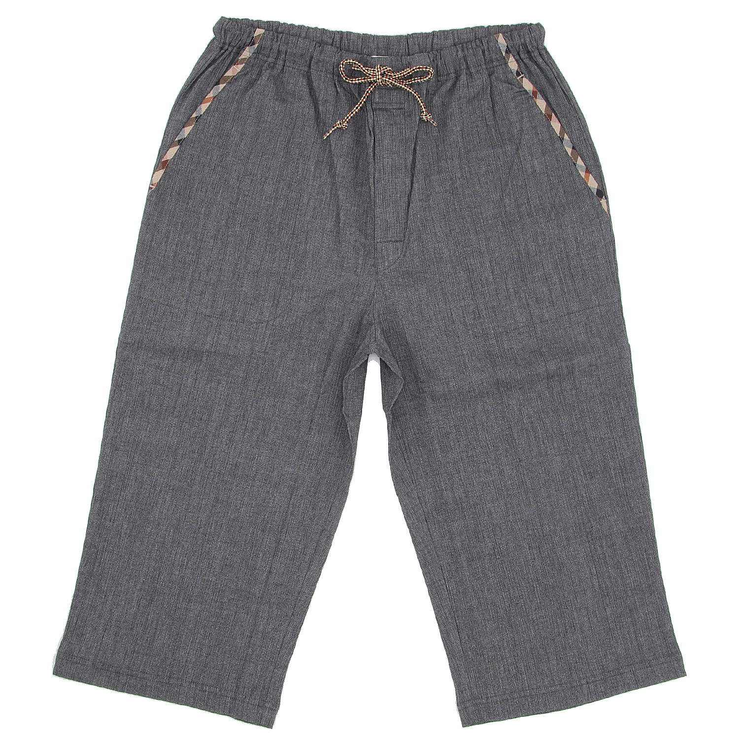 DAKS メンズ クレープ7分丈パンツ