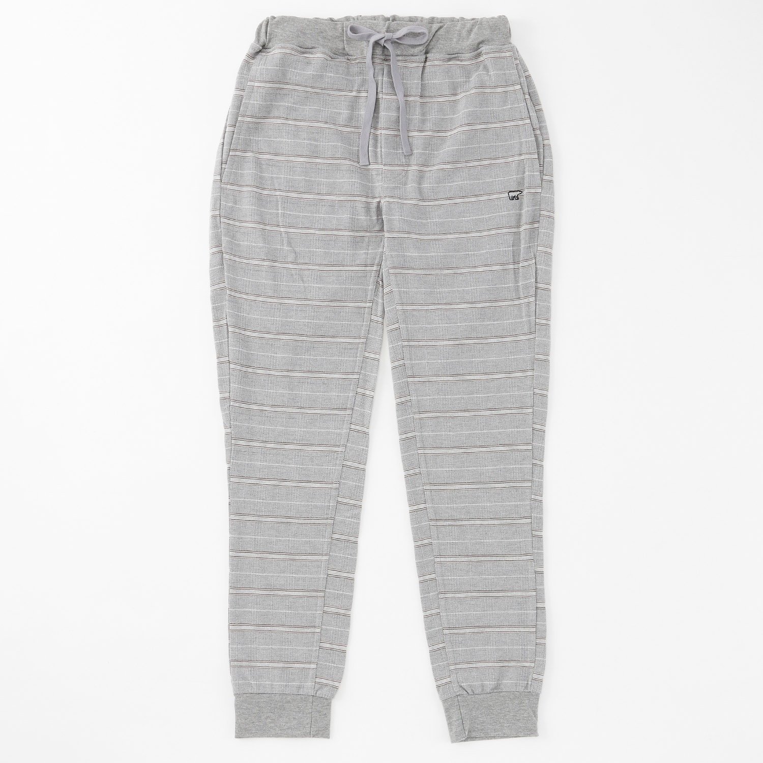 GoldenBear 鹿の子ニット単品パンツ ボーダー柄 - 画像1