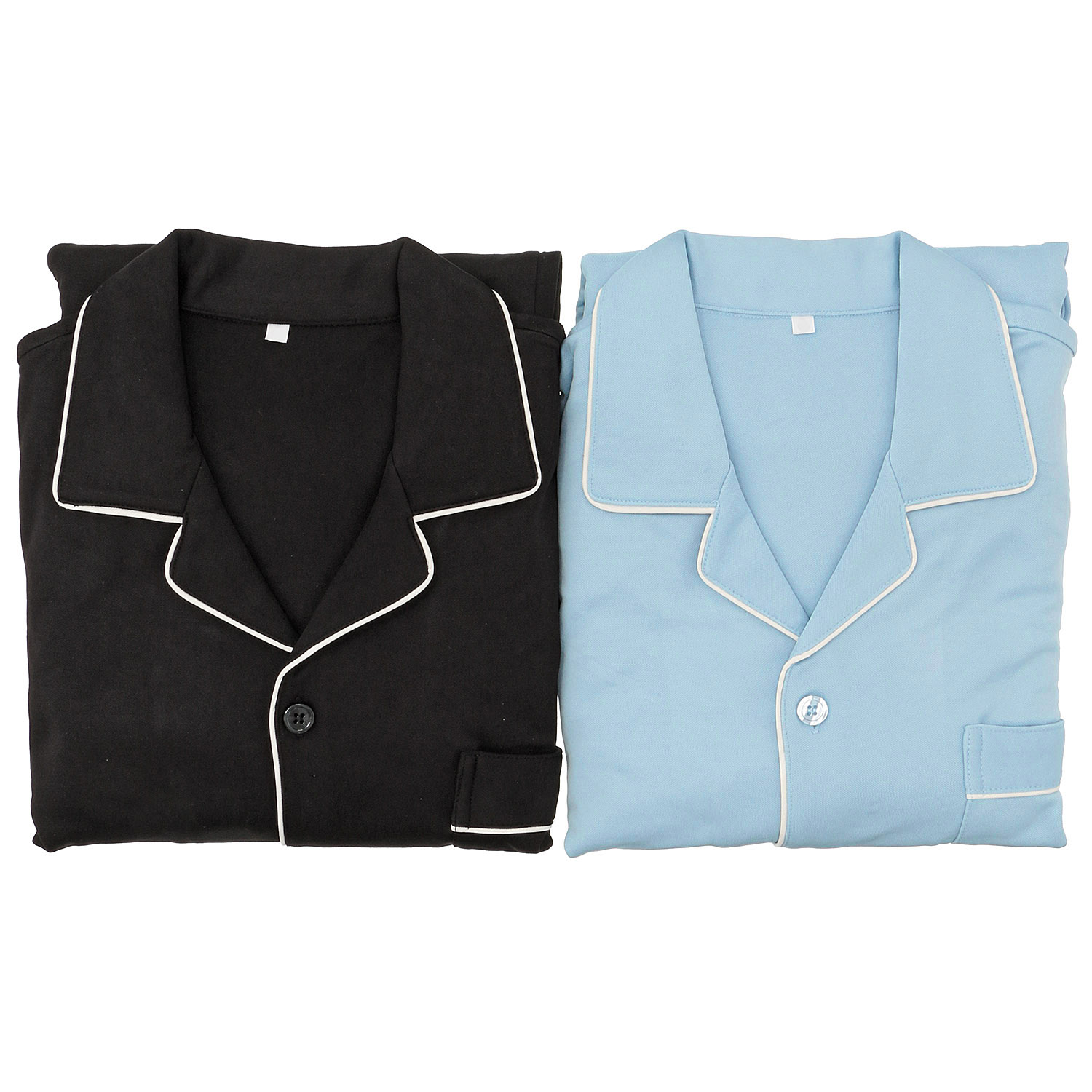 Neruwell（ネルウェル）紳士 ダンボール無地シャツパジャマ - 画像1