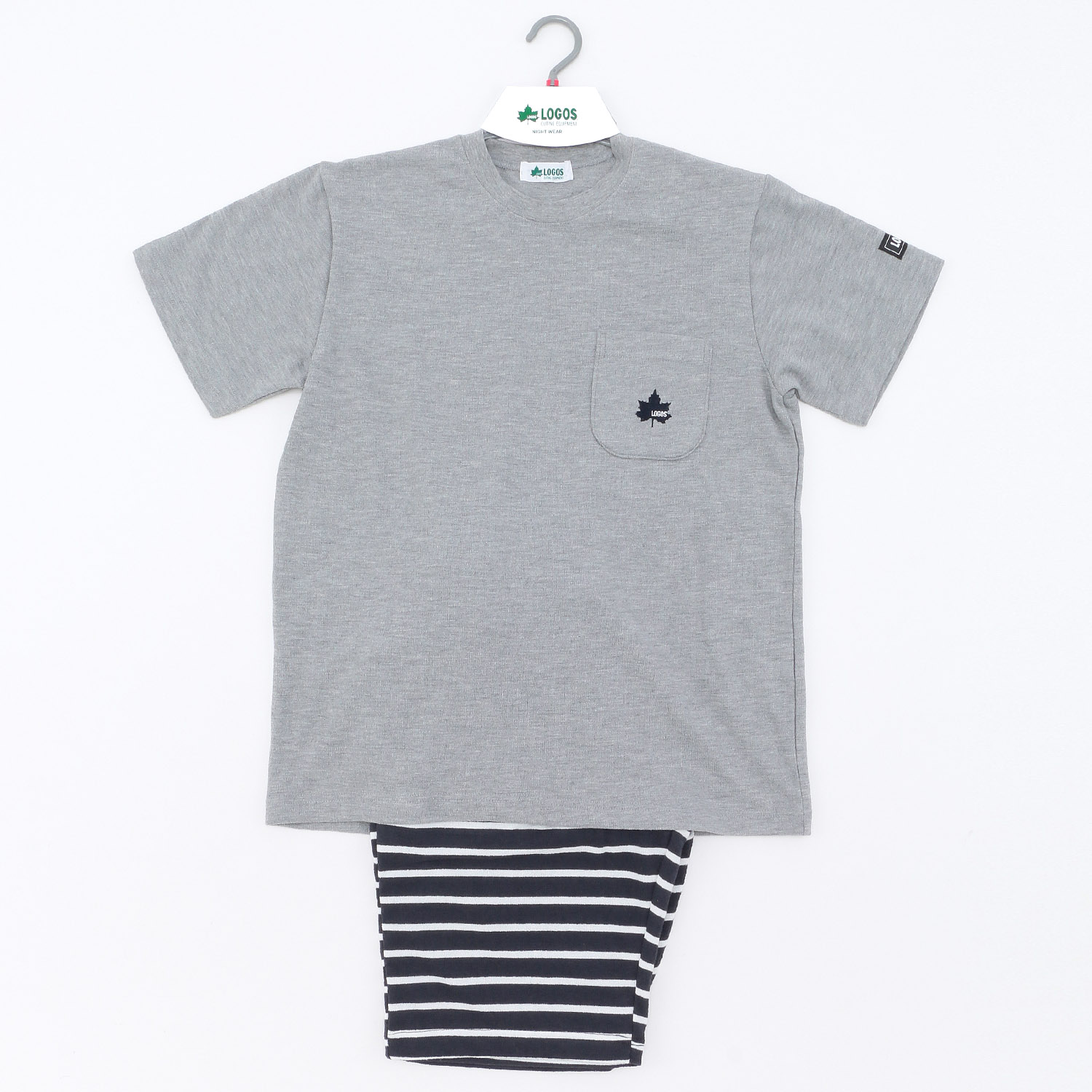 LOGOS 紳士 スフレジャカードTC天竺ポケットTスーツ - 画像6