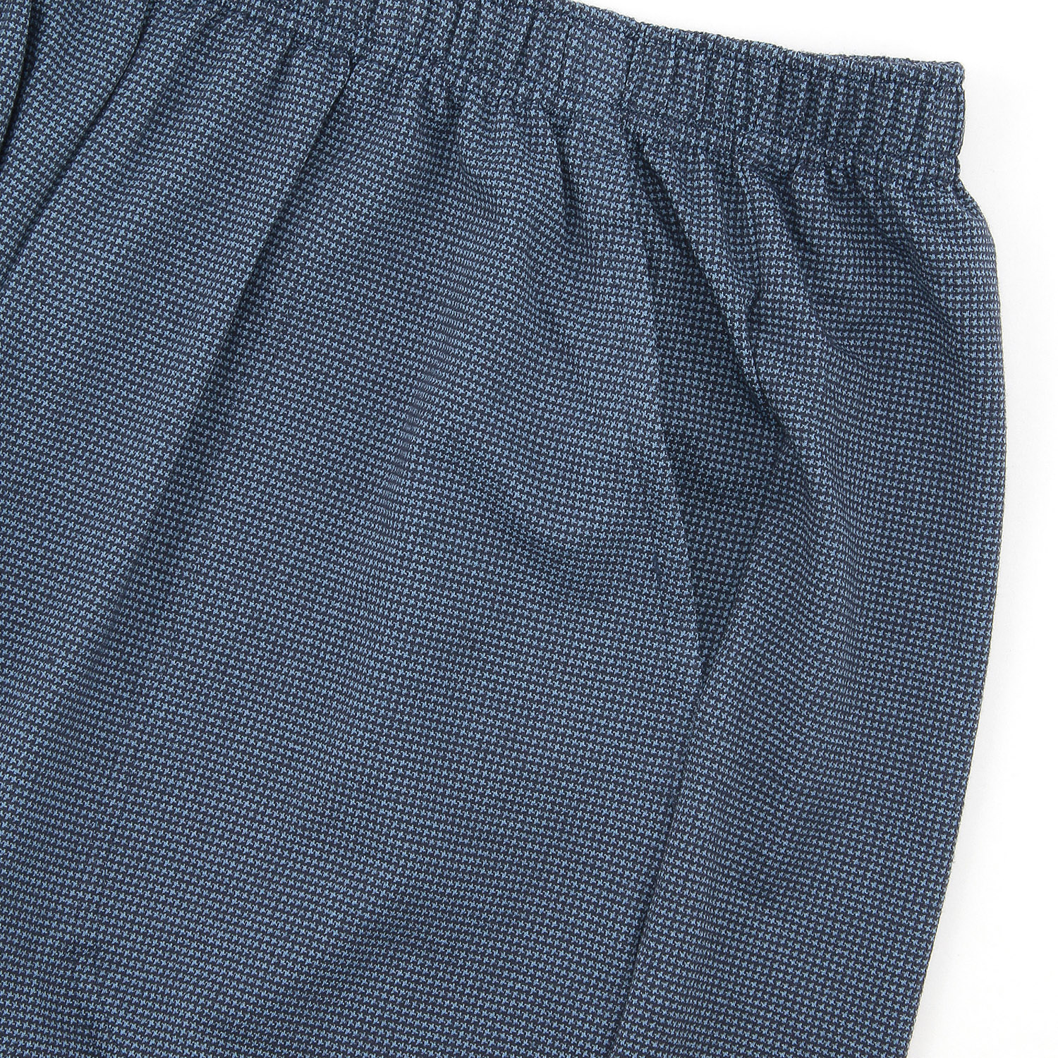 HOME BY TEMPUR 紳士 ハーフパンツ カノコ千鳥格子 - 画像4