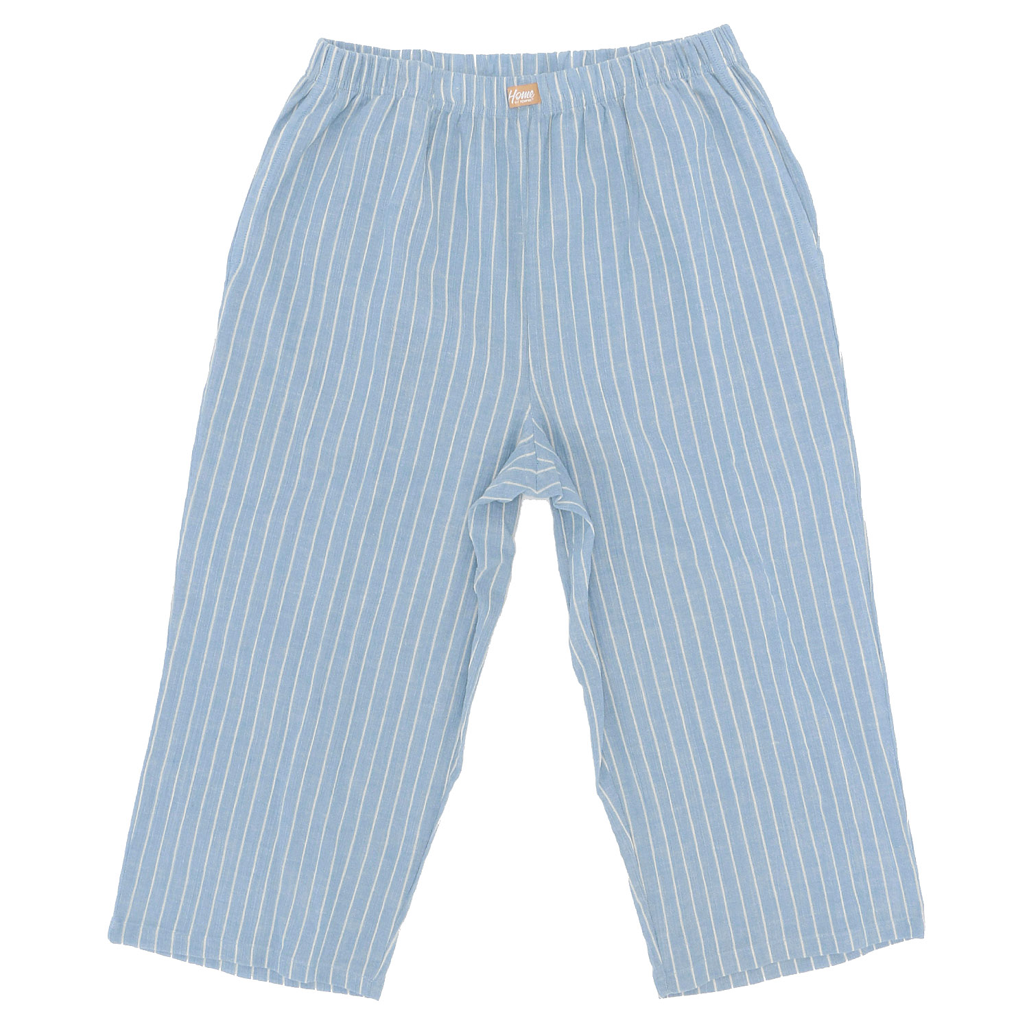 HOME BY TEMPUR 紳士 8分丈ステテコ（前閉じ）  先染クレープ - 画像2