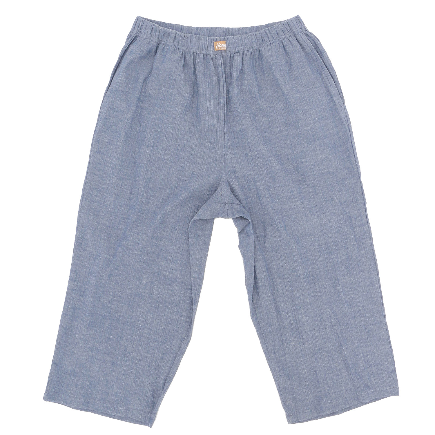 HOME BY TEMPUR 紳士 8分丈ステテコ（前閉じ）  先染クレープ - 画像5