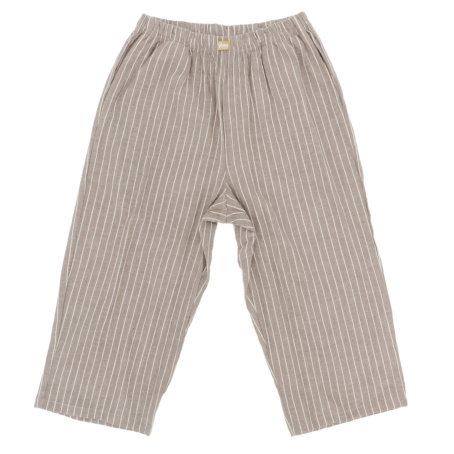 HOME BY TEMPUR 紳士 8分丈ステテコ（前閉じ）  先染クレープ - 画像1