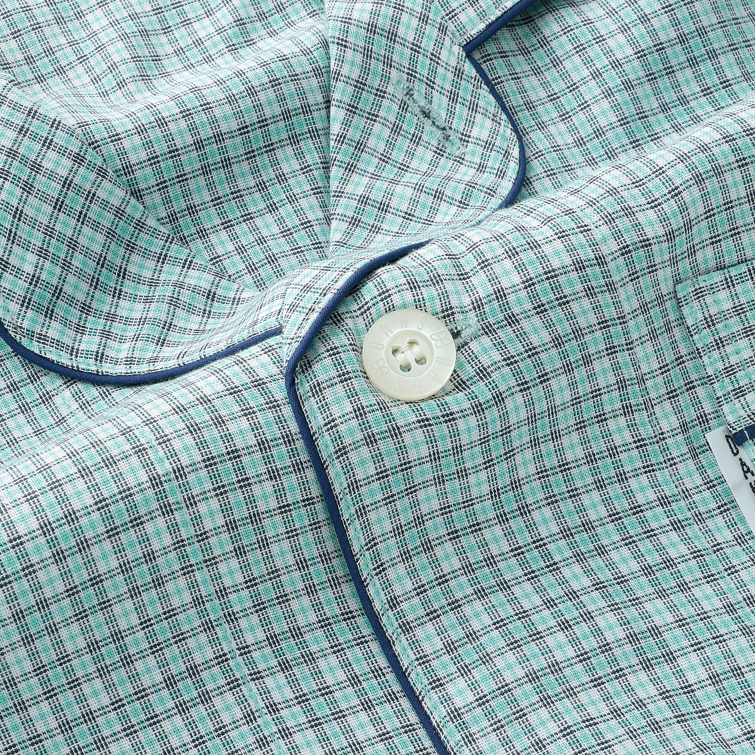 DAKS 紳士長袖長パンツパジャマ チェックM／L - 画像4