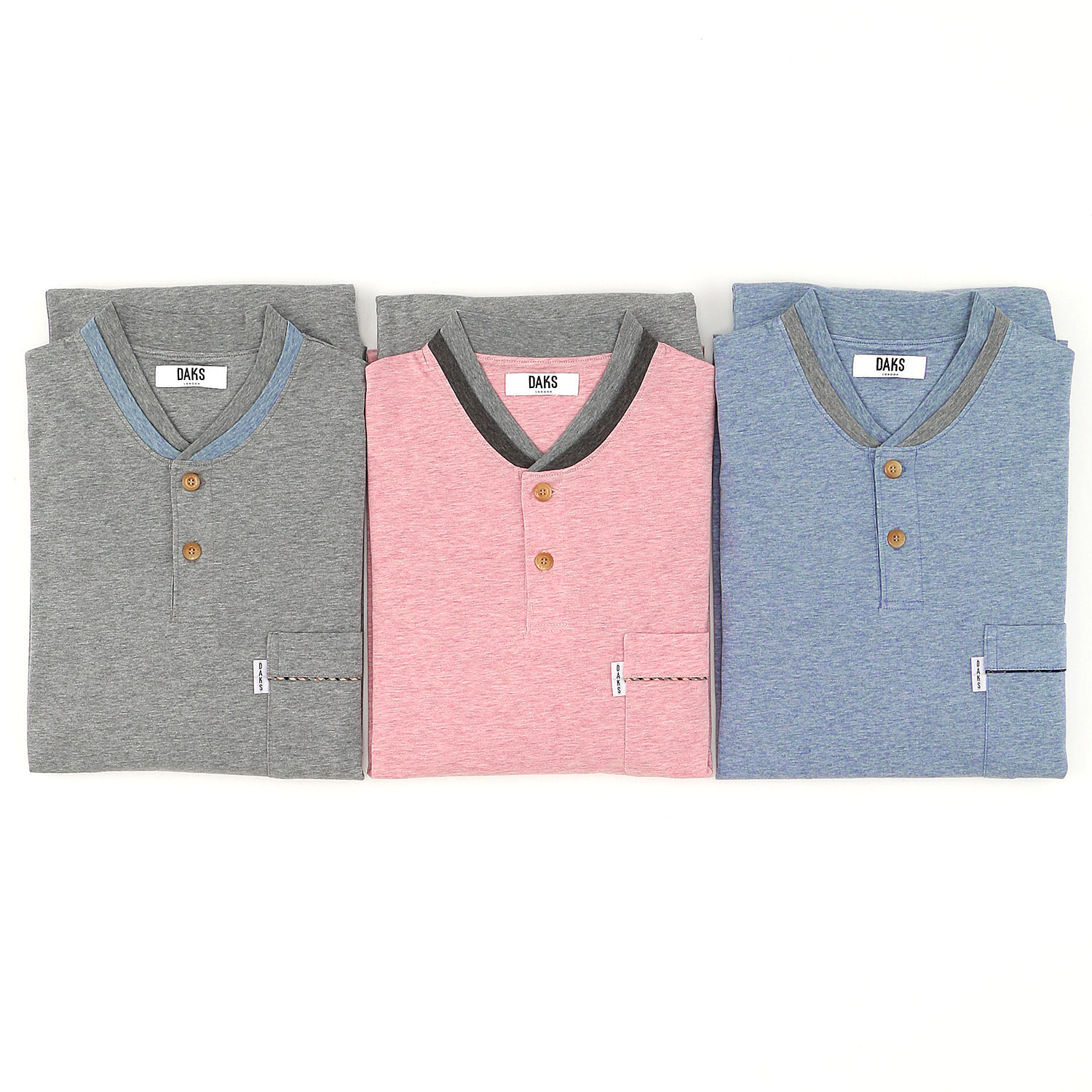 DAKS 紳士長袖長パンツパジャマ - 画像1