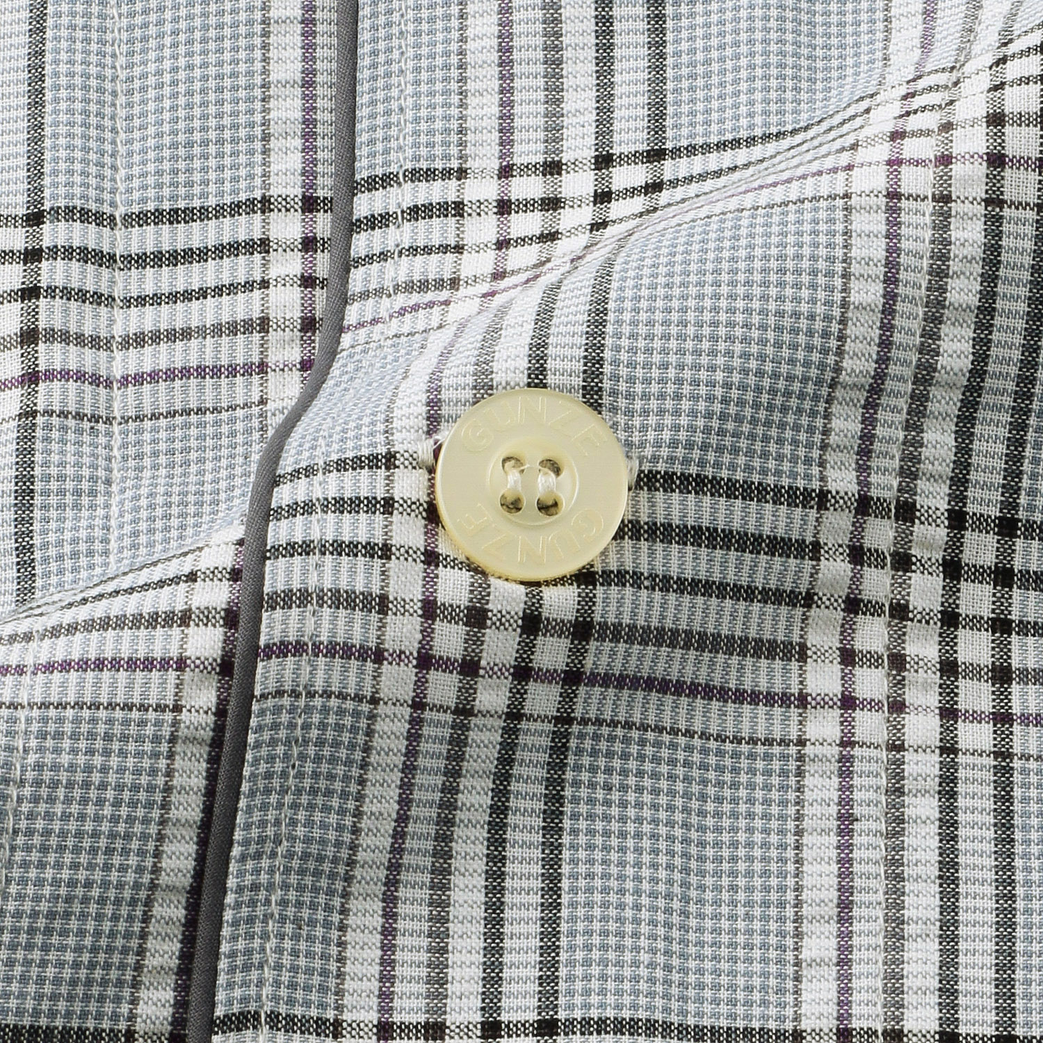 GUNZE 着る珪藻土・吸汗速乾 綿混サッカー 長袖長パンツ テーラーパジャマ - 画像4