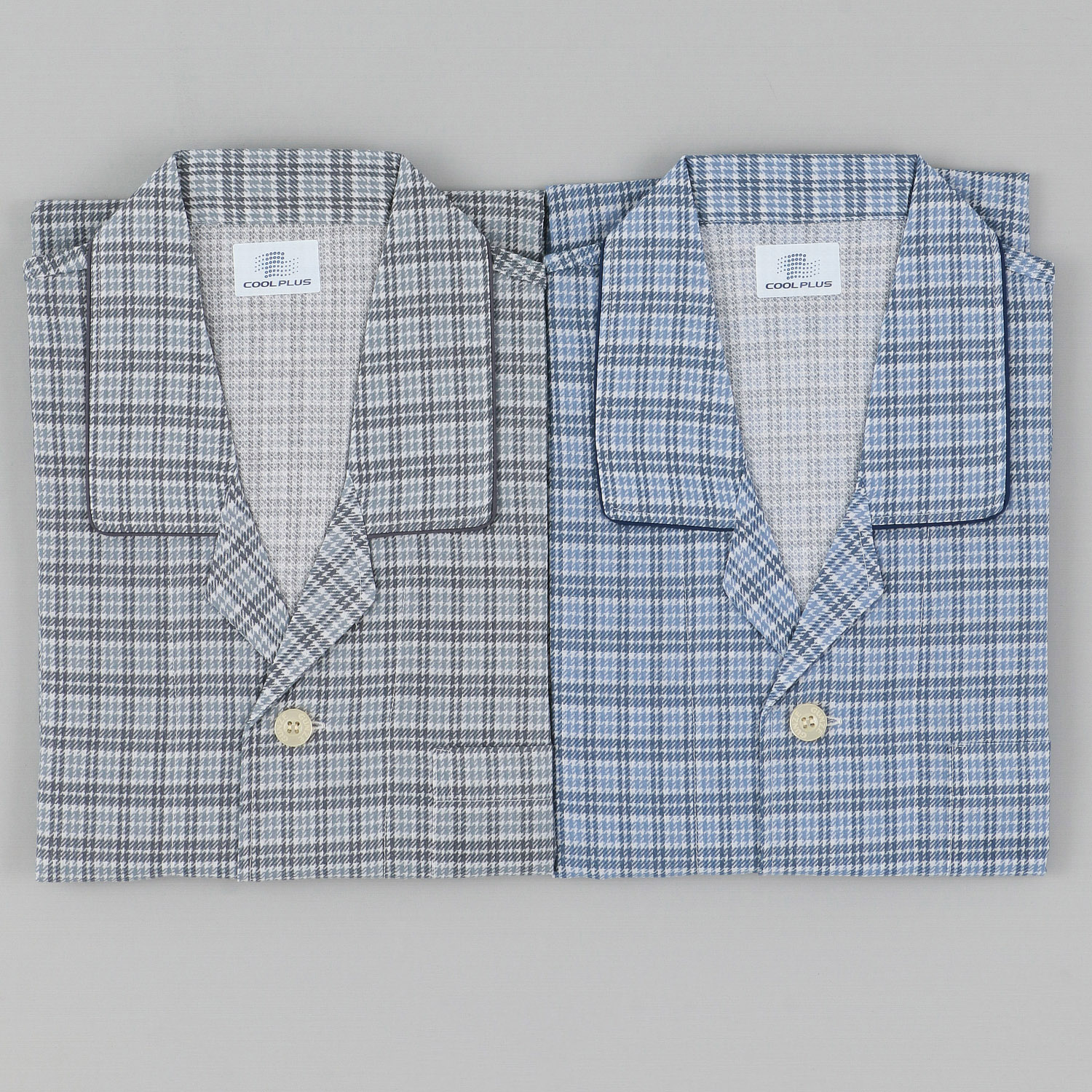 GUNZE COOL PLUS 背中メッシュ 長袖長パンツパジャマLL - 画像1