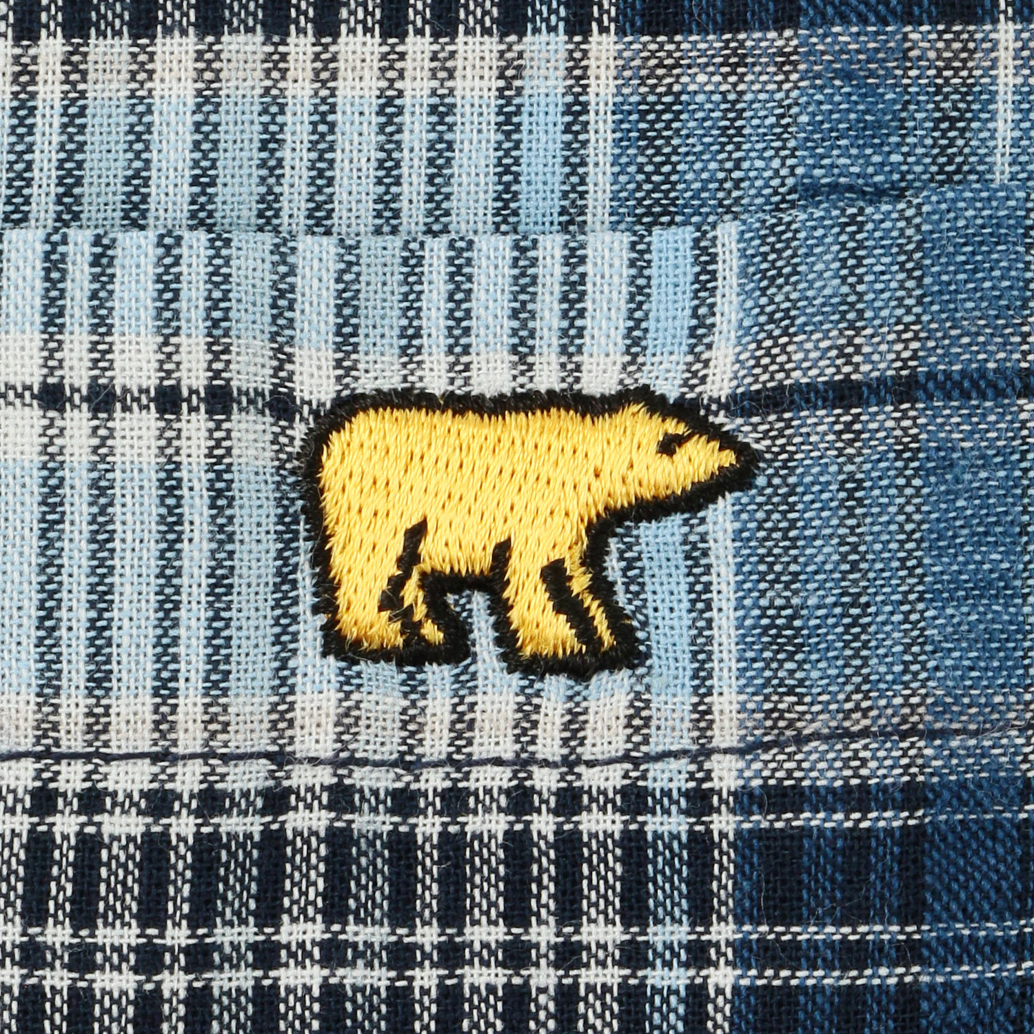 GoldenBear 紳士 サッカー長袖長ズボンパジャマ 格子柄 - 画像5