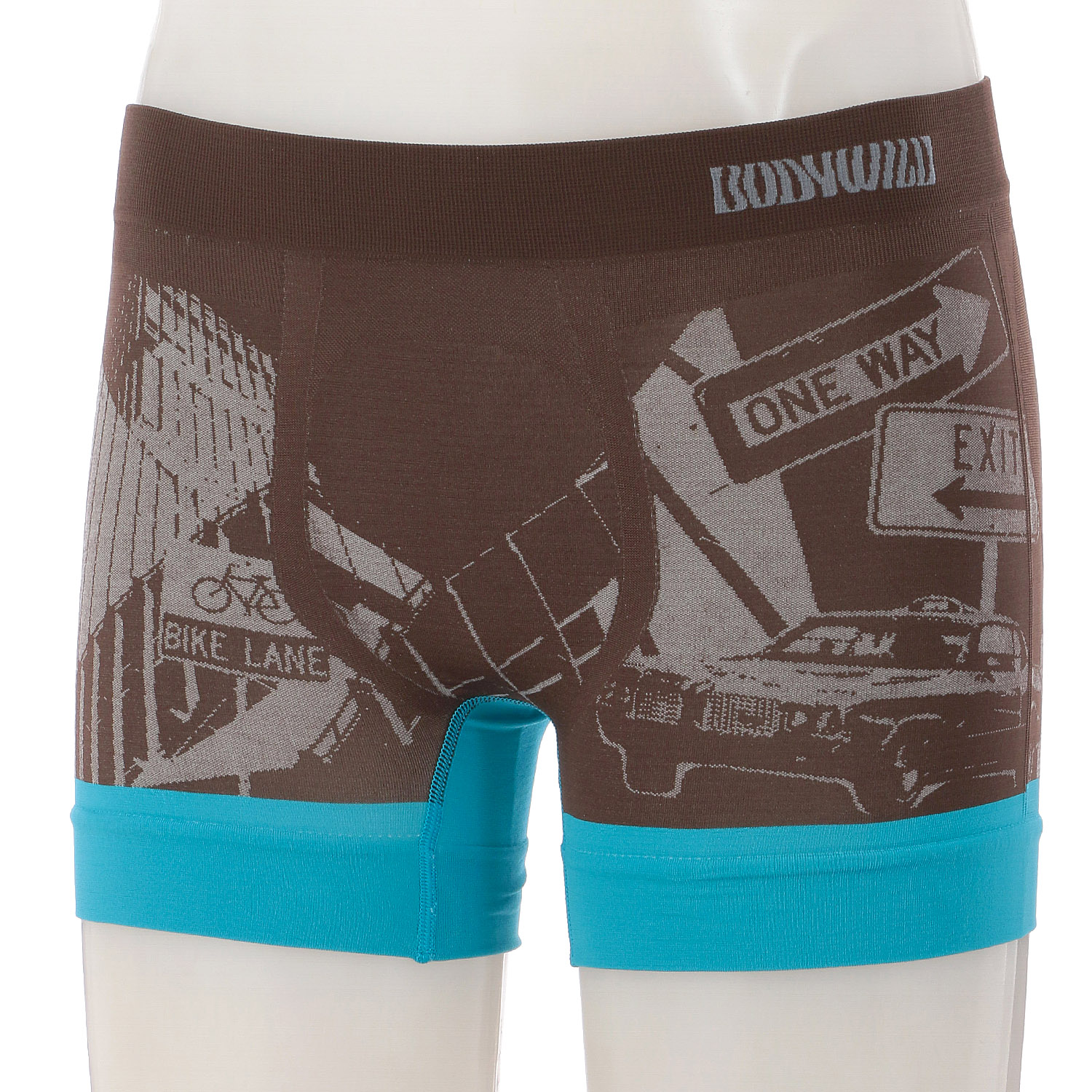 BODYWILD 3Dボクサーブリーフ（前とじ） シティ柄