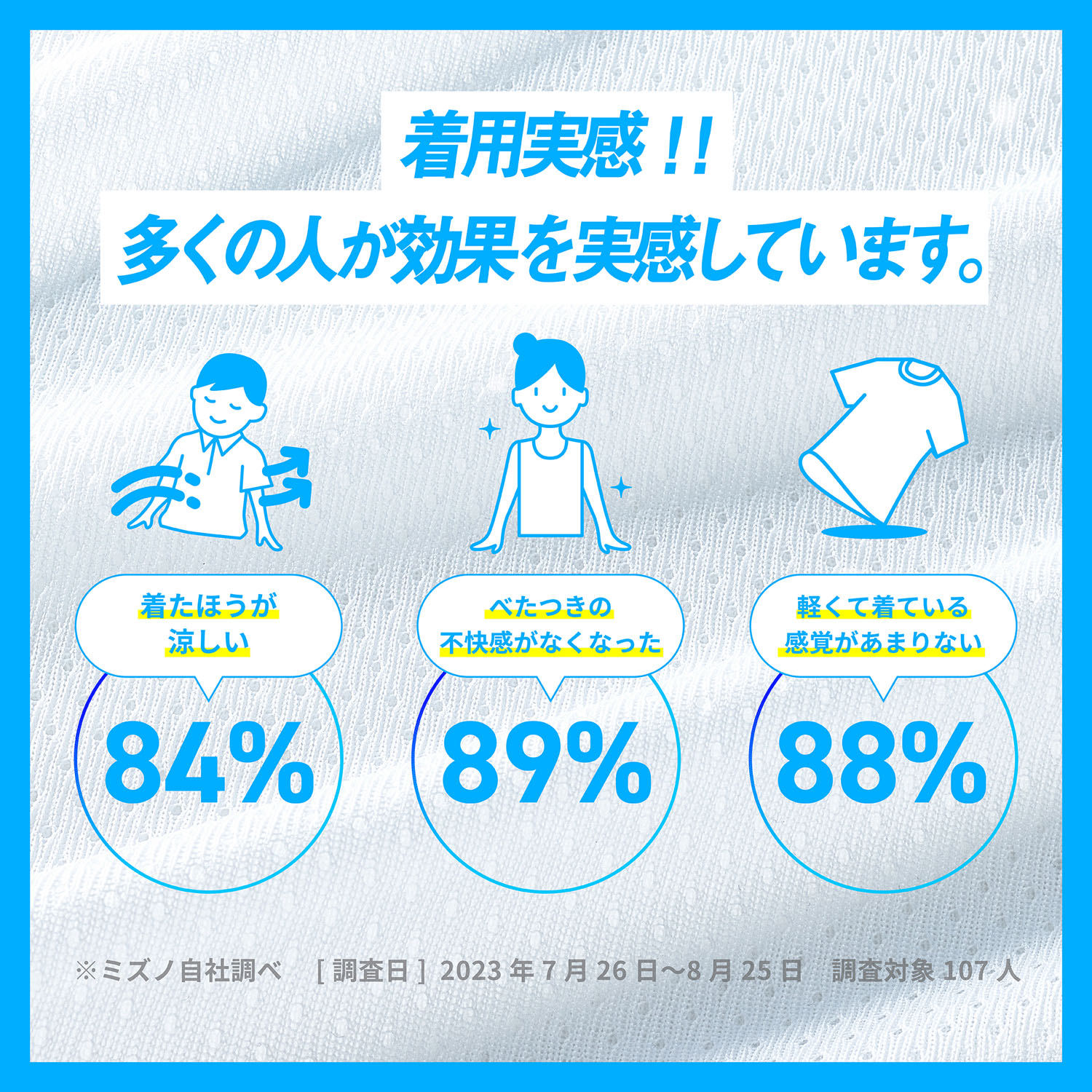 mizuno メンズ カルエアークルーネック半袖Tシャツ - 画像6