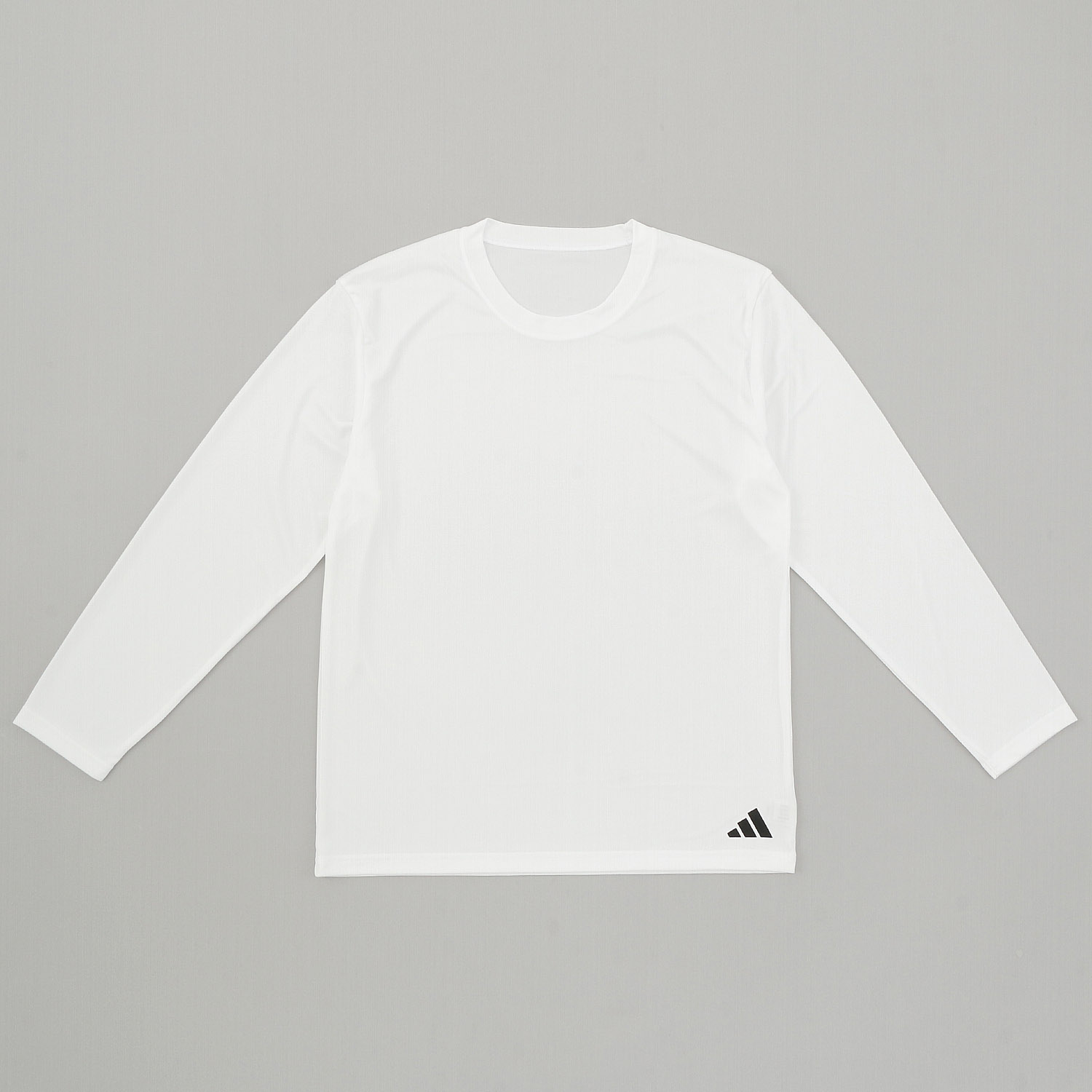 adidas メンズクルーネックロングスリーブ Tシャツ - 画像1