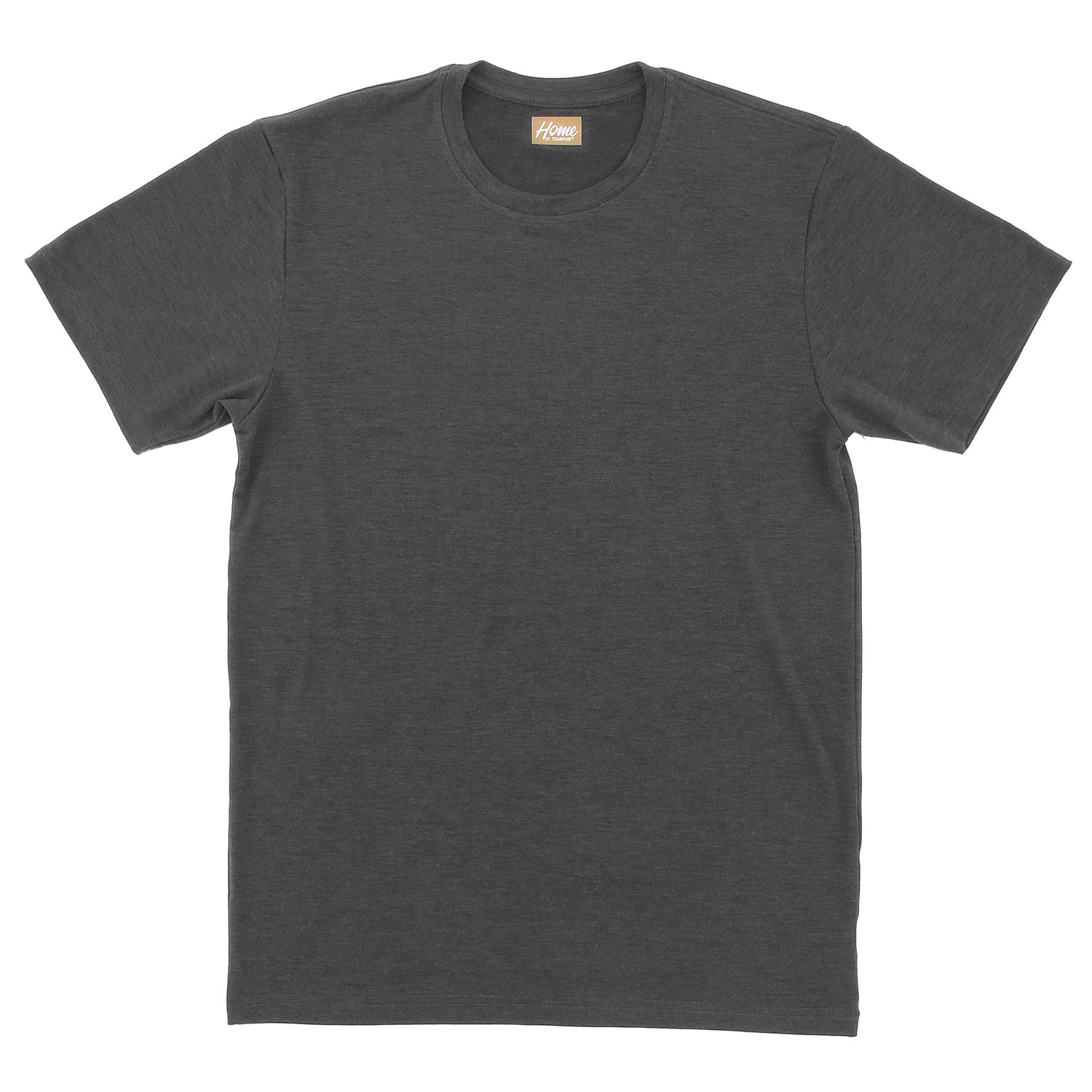 HOME BY TEMPUR 紳士 半袖丸首 ベア天竺 - 画像1