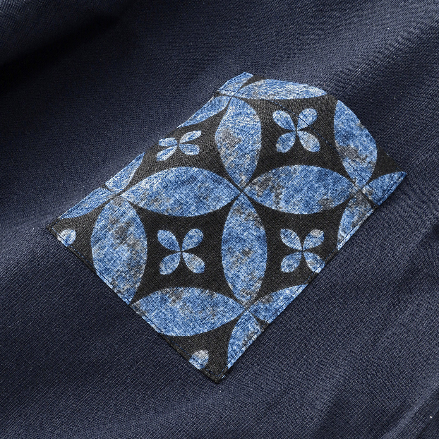 匠技  高島縮  半袖VネックTシャツ M／L - 画像6