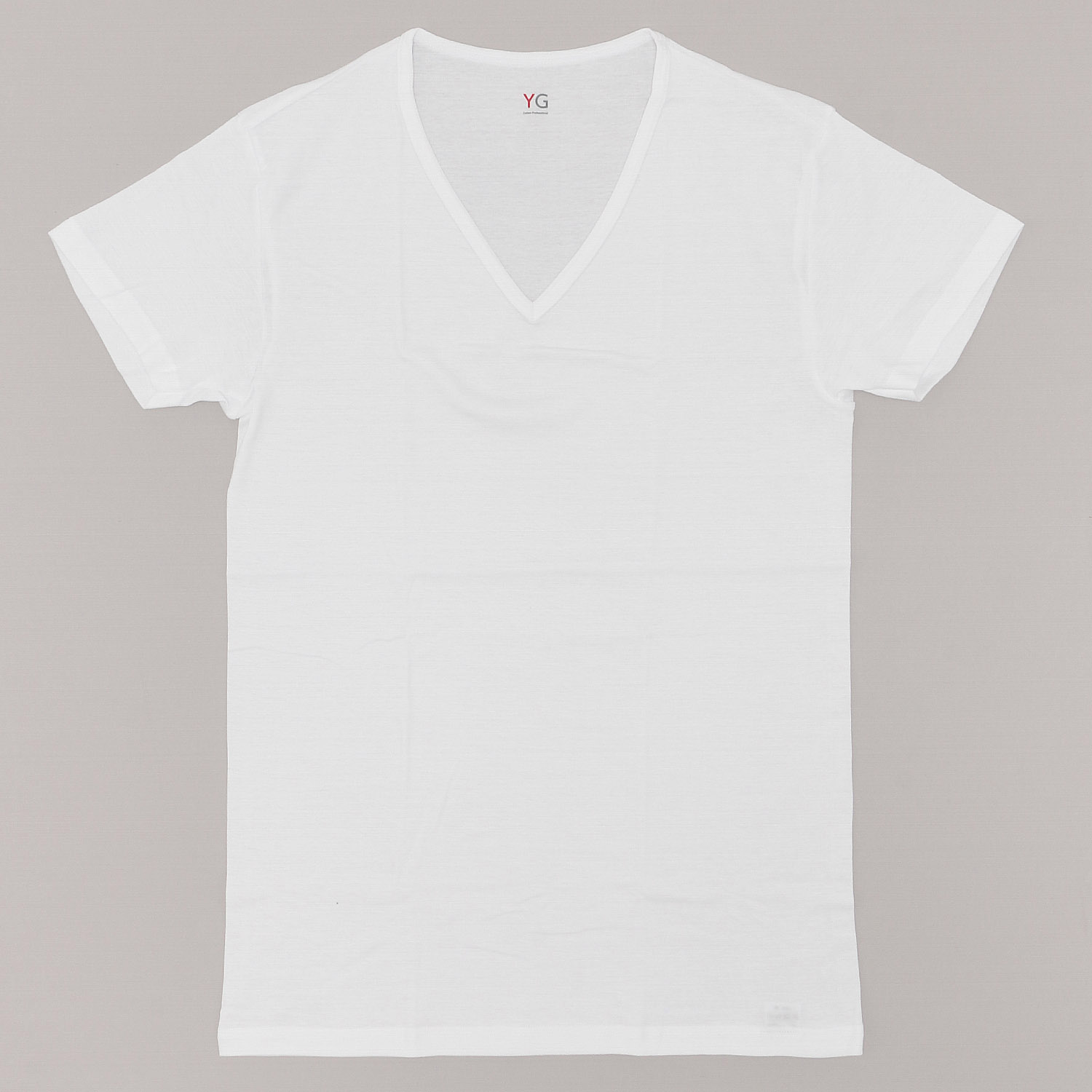 GUNZE YG ピュアコットン VネックTシャツ