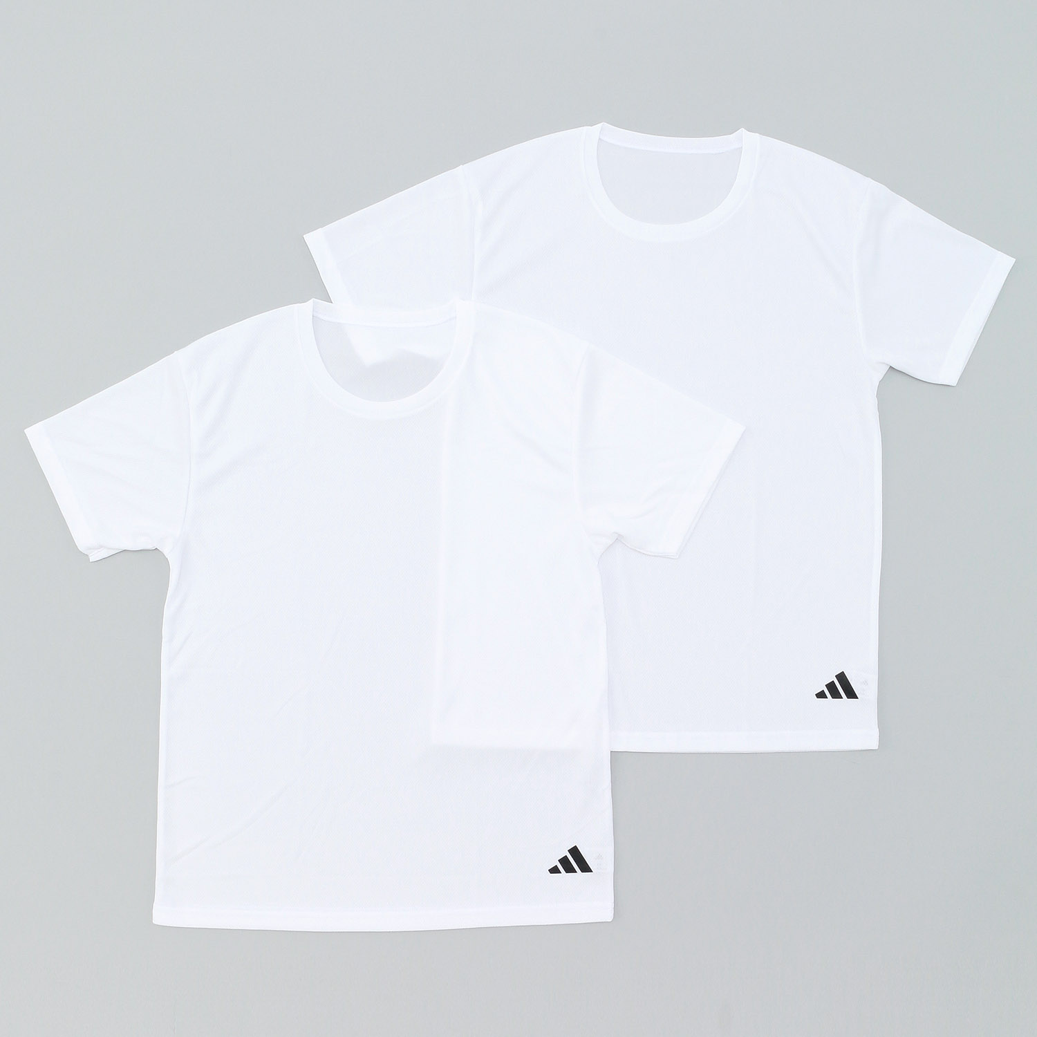 adidas 半袖Tシャツ  クルーネック 2枚組 - 画像1