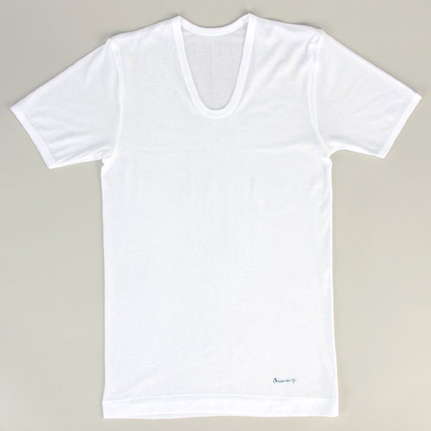 asamerry アサメリー U首半袖シャツ